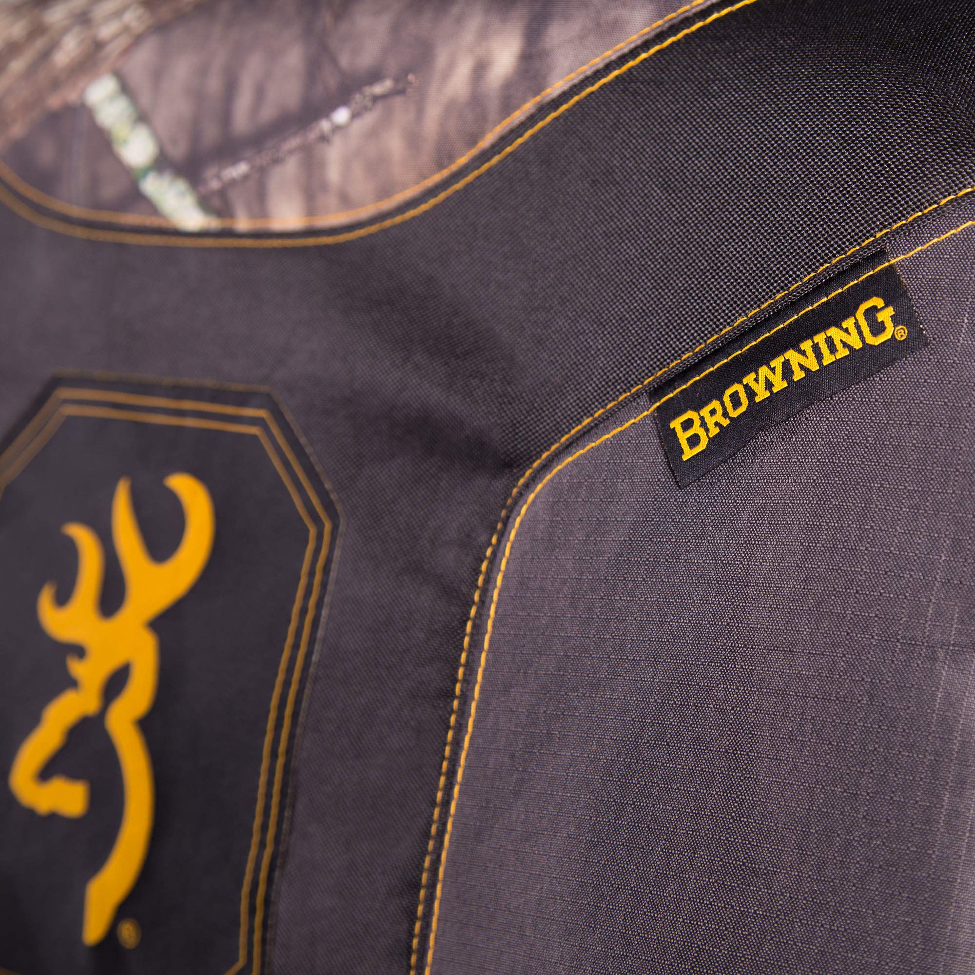 Browning Universal Front and Bench Seat Covers, Water Resistant for Car, Truck, and SUV, Buckmark (Mossy Oak Break-Up Country)