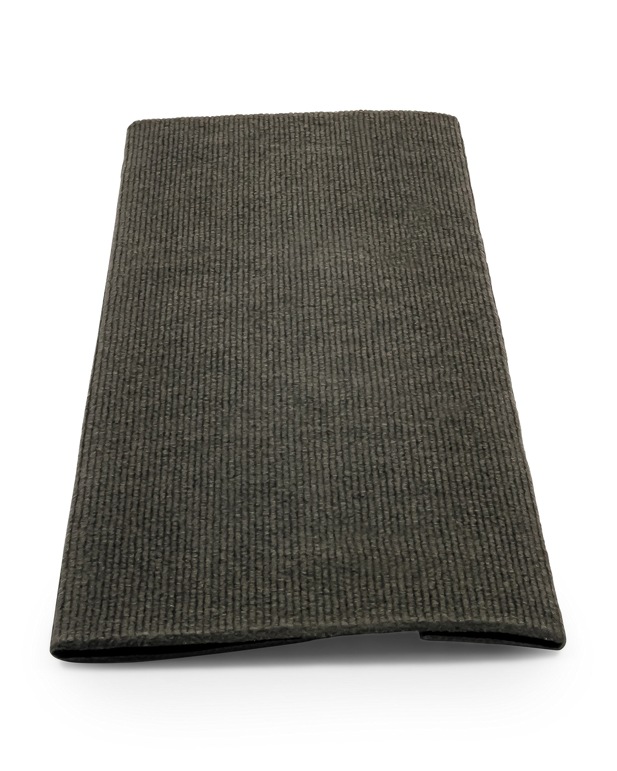 Camco 42912 Rv Step Rug (Premium Wrap Around, 100% Polyester (22'' X 23'') - Gray)