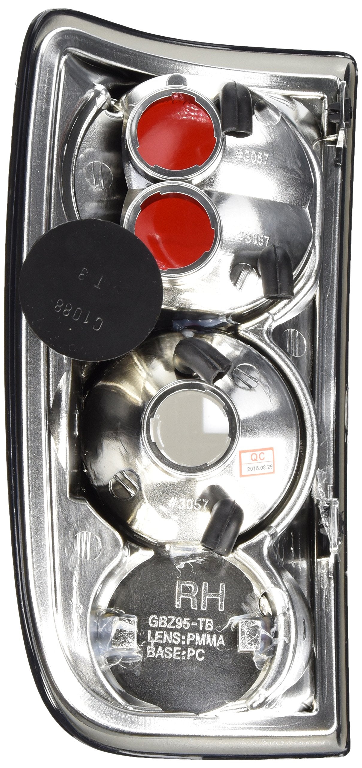 Spec-D Tuning Smoke Lens Tail Lights Compatible with 1995-2004 Chevy Blazer, 1995-2001 GMC Jimmy, 1998-2000 GMC Envoy, 1996-2001 Oldsmobile Bravada, Left + Right Pair Assembly