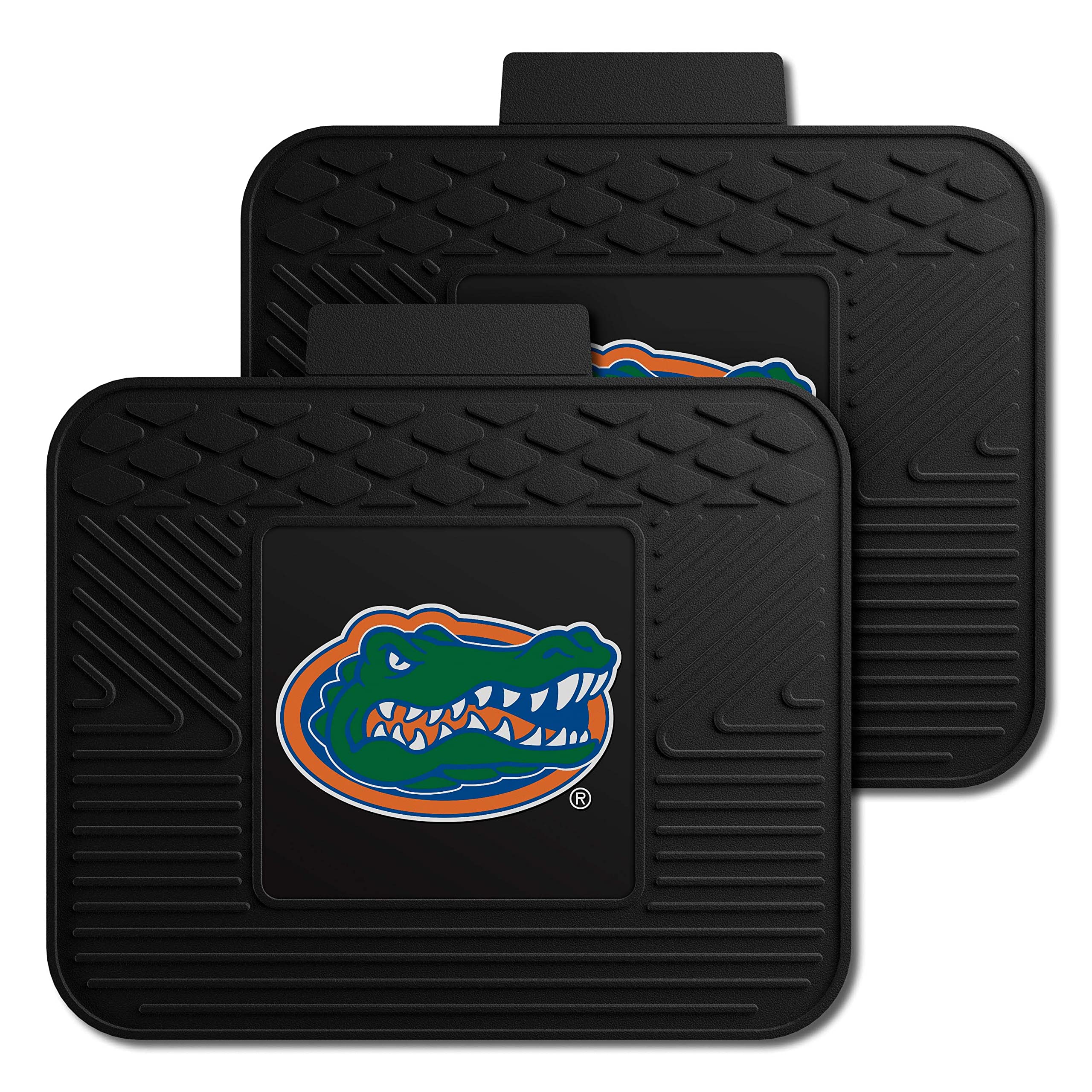 Fanmats University of Florida Gators Set of 4 Car Mats for Cars, SUV, Pickups - All Weather Protection, Deep Reservoir Design, U