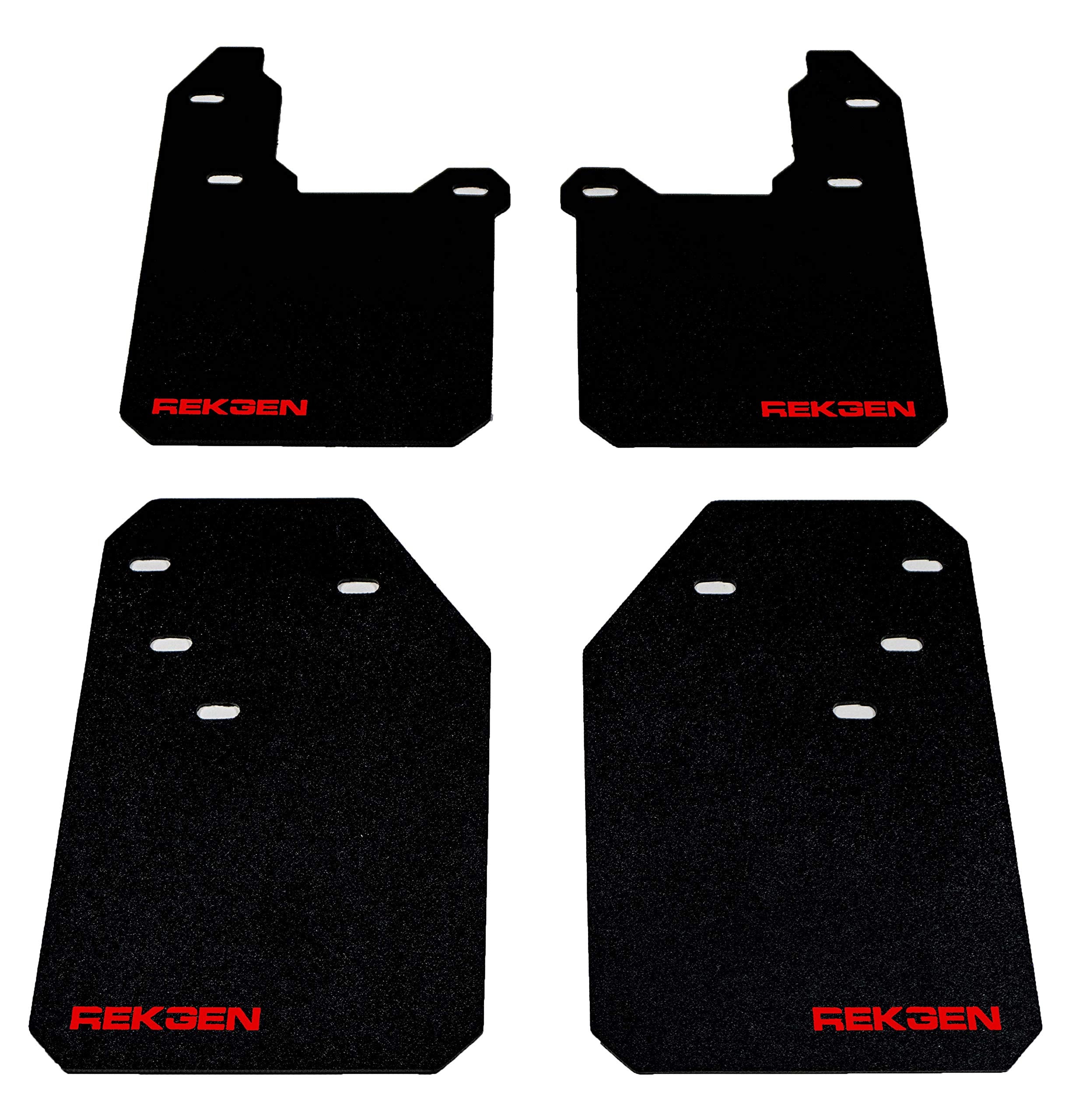 REK GEN Mud Flaps Compatible with Tacoma Gen3 (2016-2023) (Stock, Red)