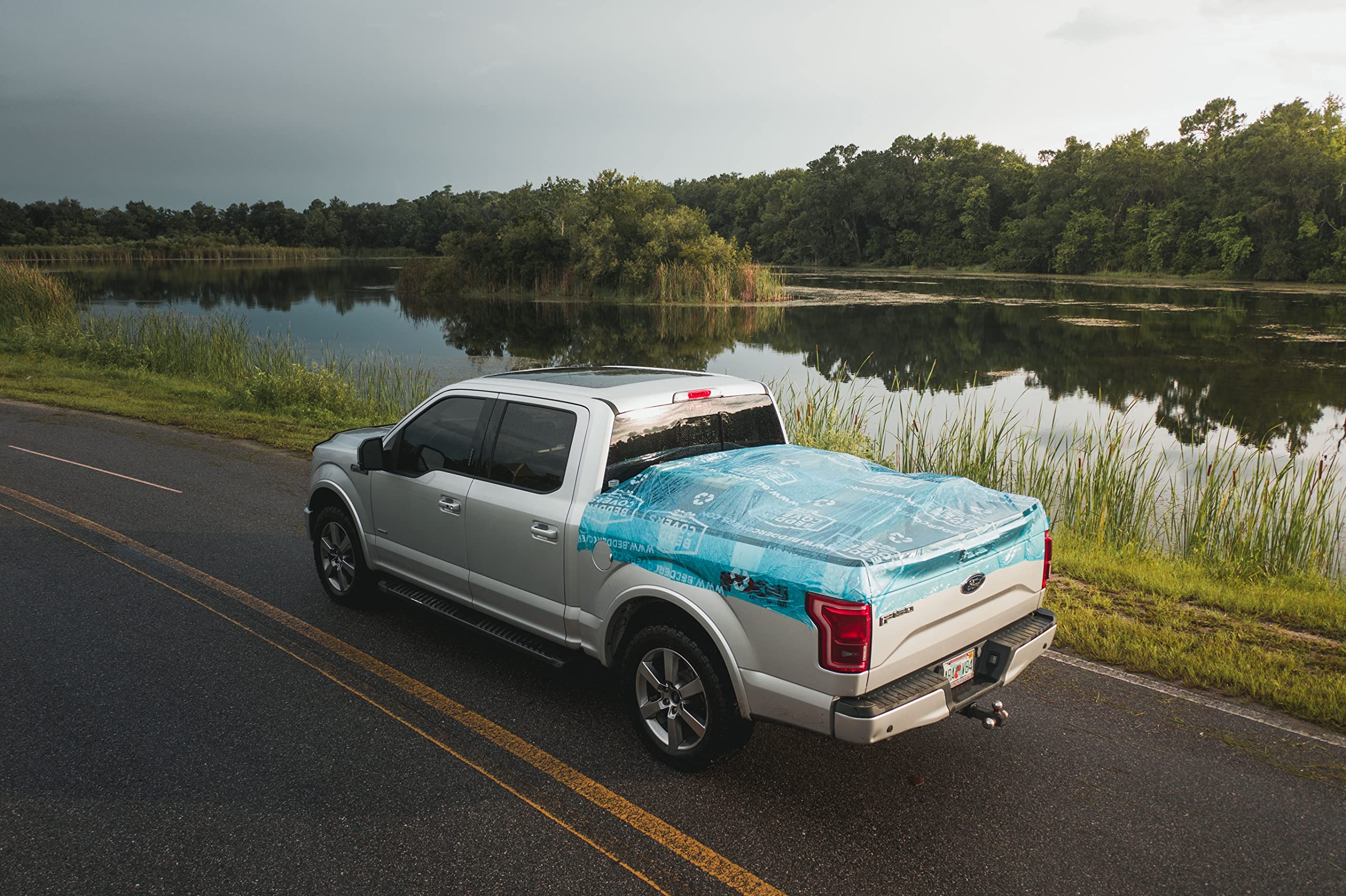 Bedder Covers Pickup Truck Bed Cover, self-Adhesive Waterproof wrap 3 ft x 40 ft, fits Any Truck with Any Load, Temporarily Cove