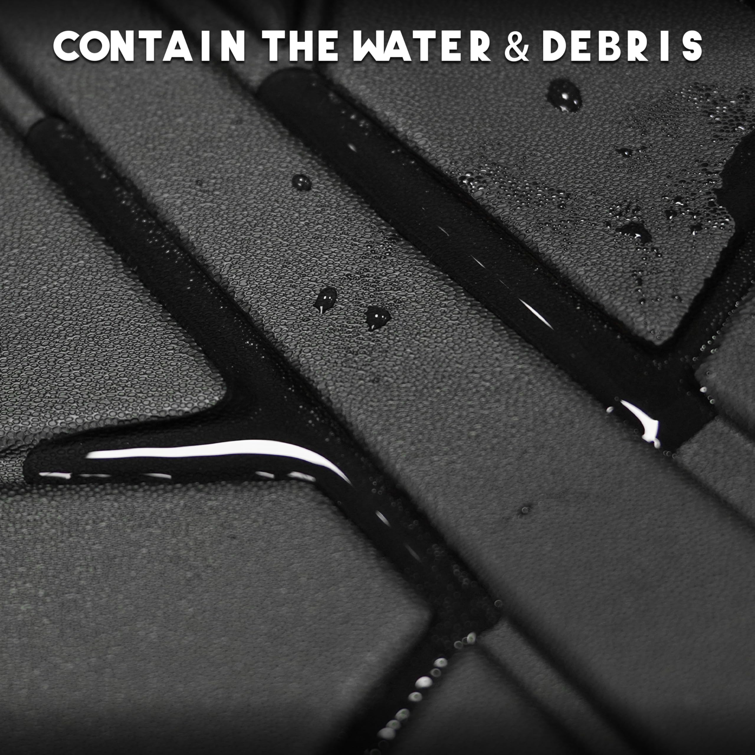 Karpal Floor Mat & Trunk Mat Fit For 2021-2024 Chevrolet Suburban/Gmc Yukon Xl 7 Seats, Tpe Rubber Cargo Mat Chevy Suburban Acce