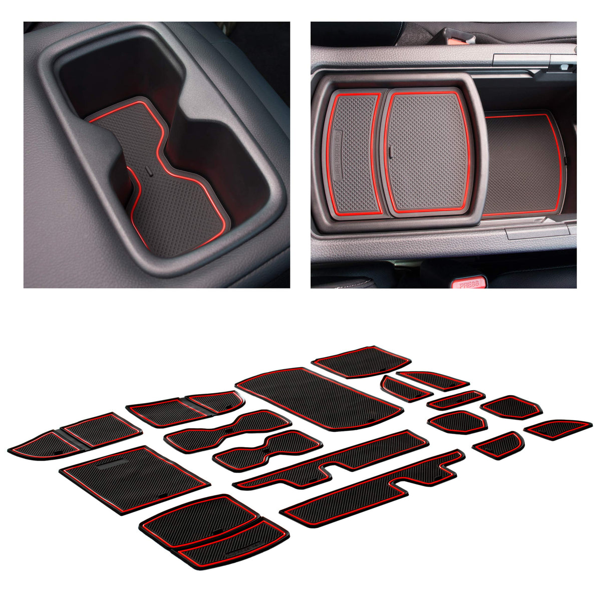 Cupholderhero Fits Honda Accord Accessories 2018-2022 Premium Custom Interior Non-Slip Anti Dust Cup Holder Inserts, Center Cons