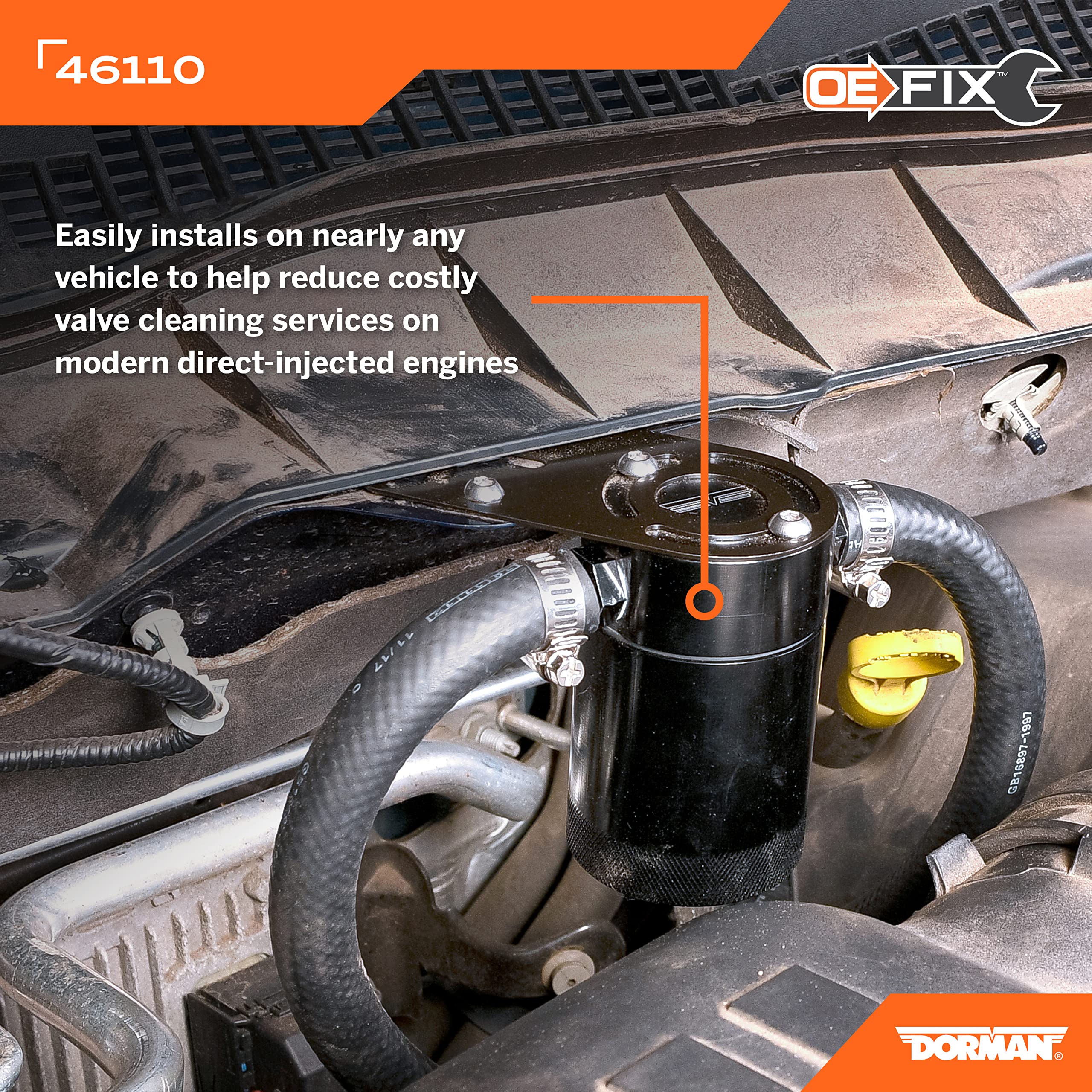 Dorman 46110 Oil Catch Can System - Universal (Oe Fix)