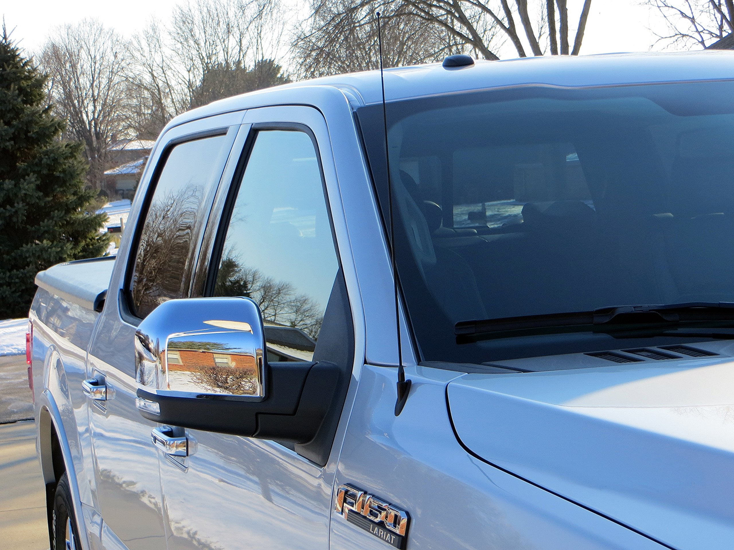 Antennamastsrus - 21 Inch Black Antenna Is Compatible With Toyota Tacoma (1995-2015) - Spiral Wind Noise Cancellation - Spring Steel Construction - Stainless Steel Threading