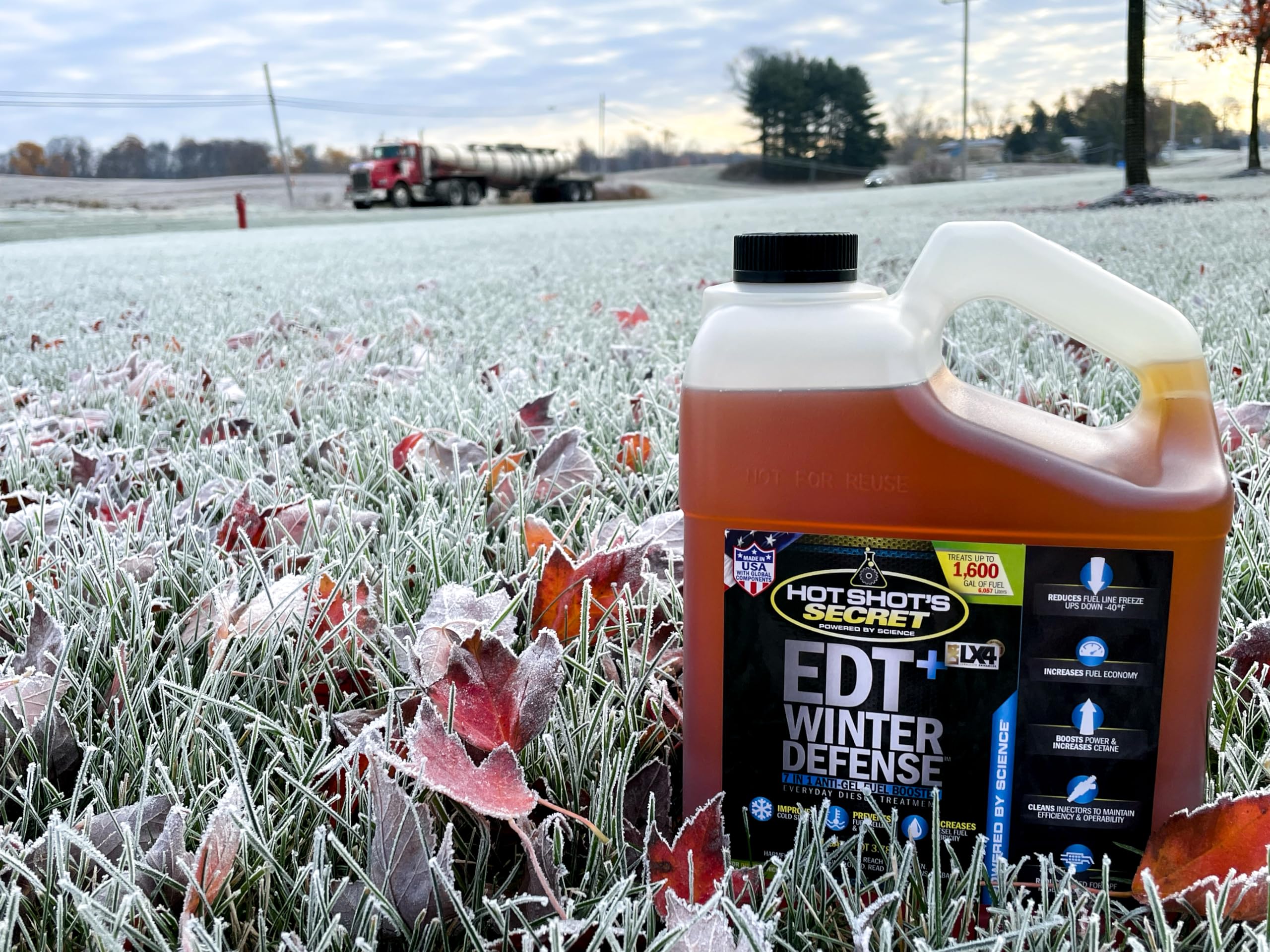 Hot Shot'S Secret Edt+ Winter Defense, 7-In-1 Anti-Gel 1 Gallon Diesel Fuel Additive - Prevents Gelling, Protects Diesel Fuel Sy