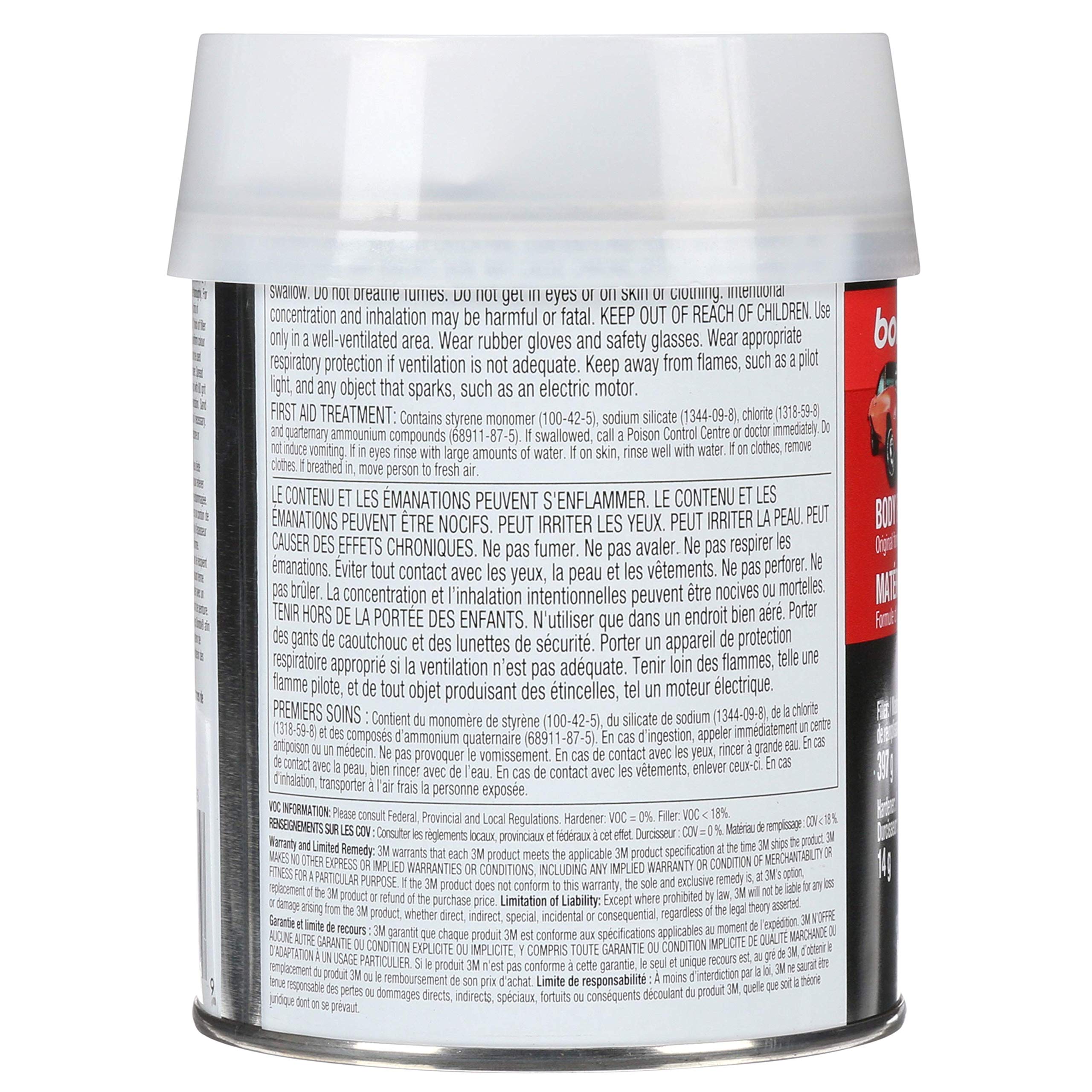 Bondo 261 1 Pint Salmon Bondo Body Filler