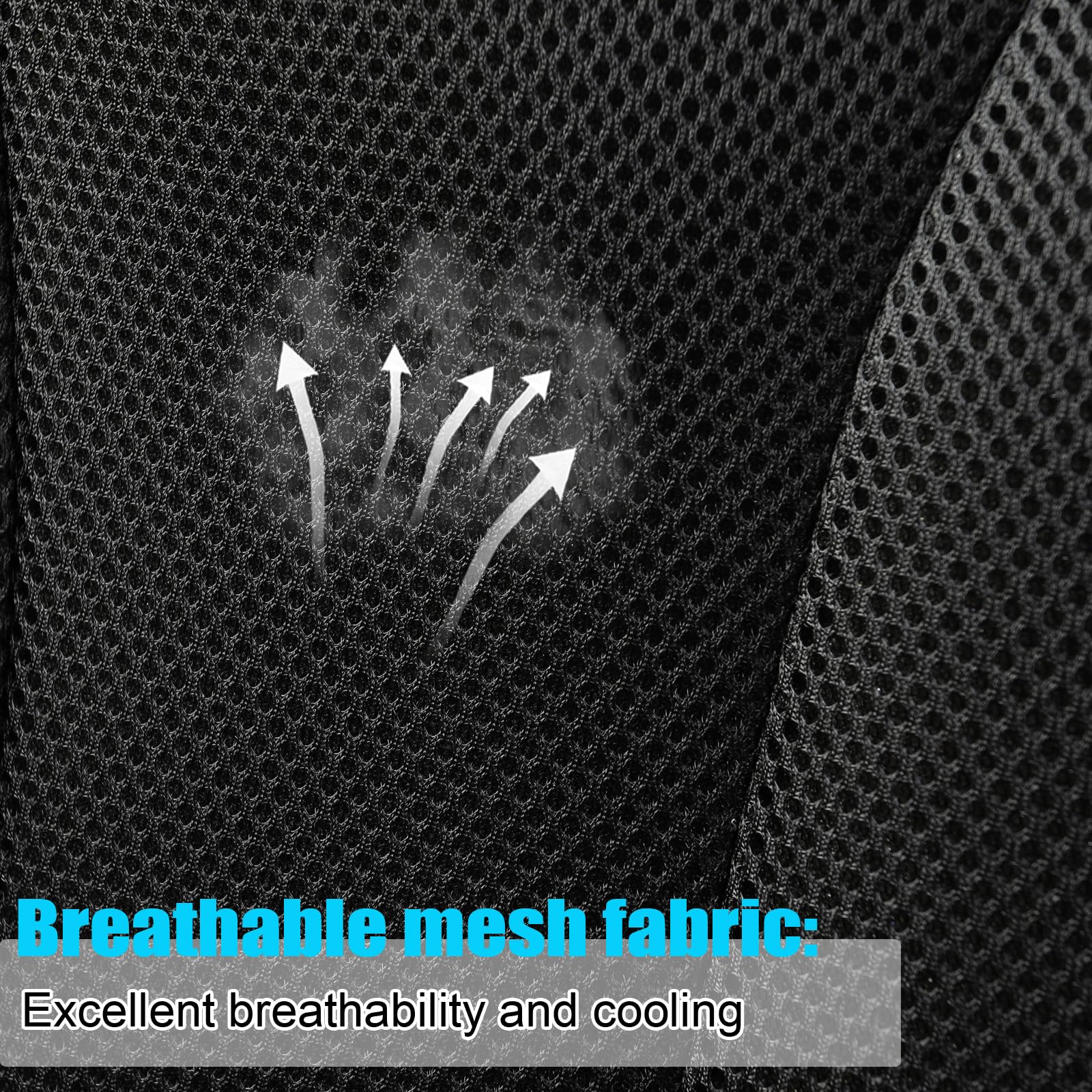 Giant Panda 2 Pcs Front 3D Air Mesh Car Seat Cover Custom Fit Ford F150 F250 F350 F450 Supercrew/Crew Cab Pickup Trucks,Breathab