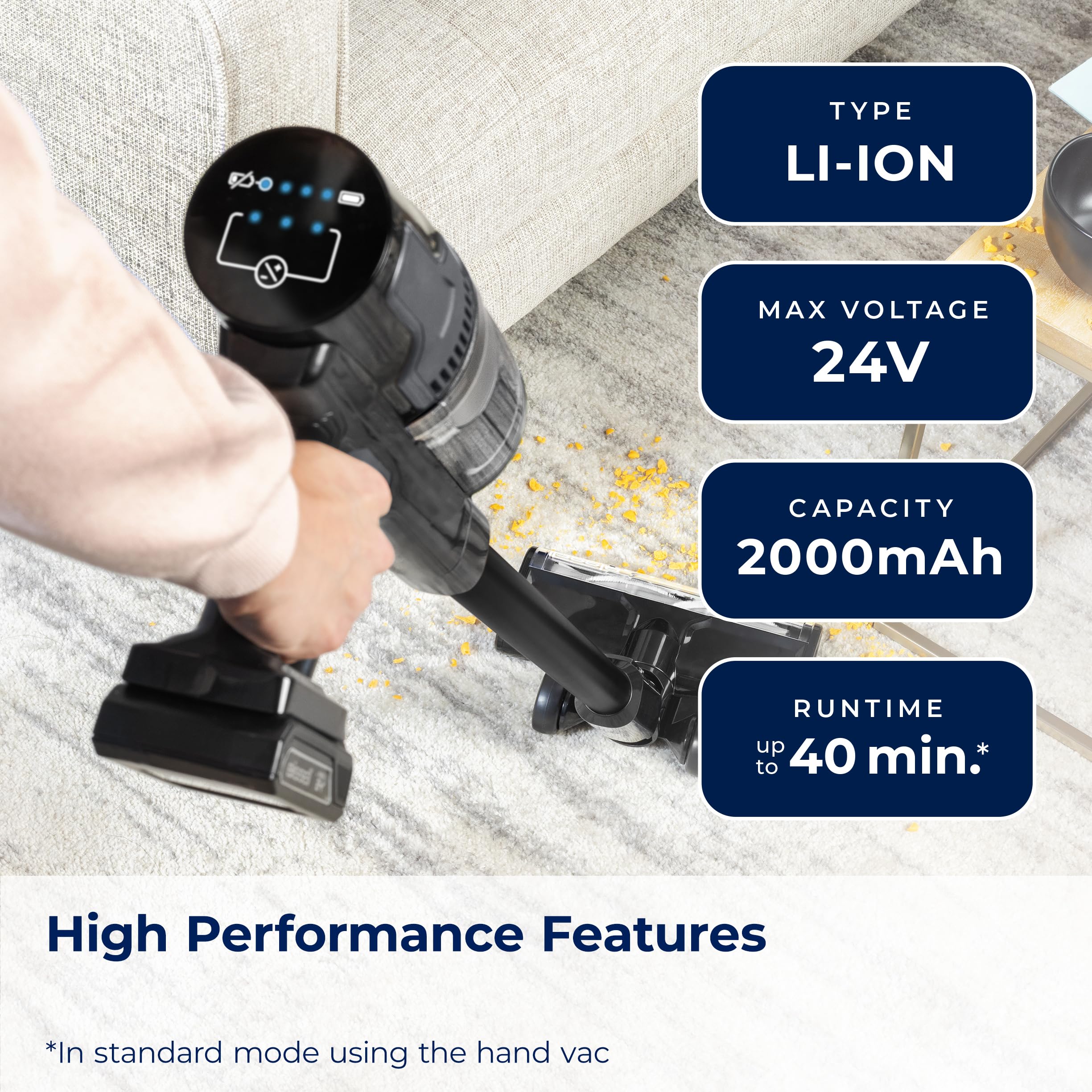 Bissell CleanView XR Pet Stick Vacuum with Extra Battery, Model 4054