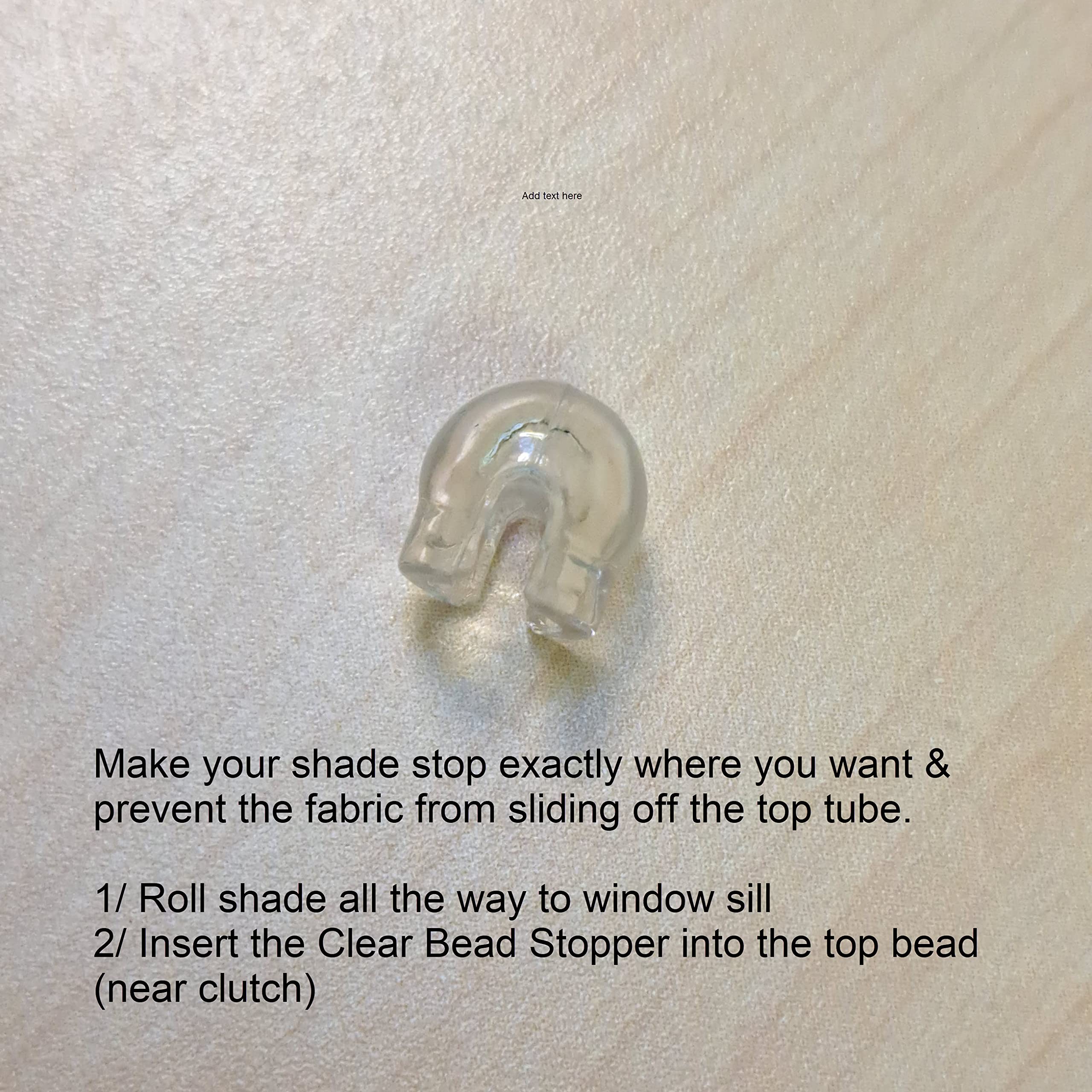 Rollease Clutch Skyline Hook Mount (White, SL20 1 1/2'' Tube) with Clear Bead Stop 2203