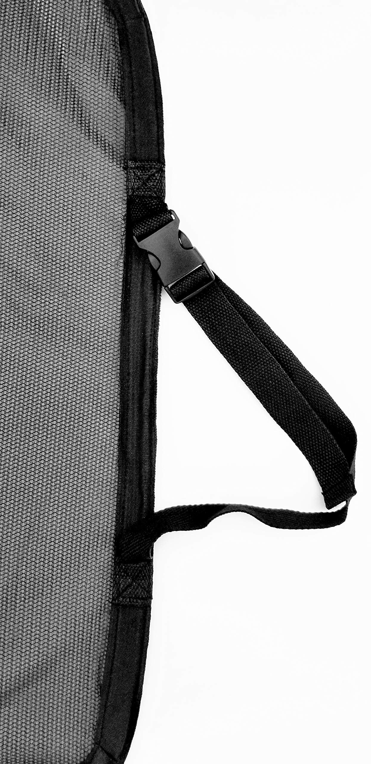 HÖLM Windscreen Wind Deflector - Plastic, One Size Fits All, Black, Model WND-558-08062018 for Convertible Cars