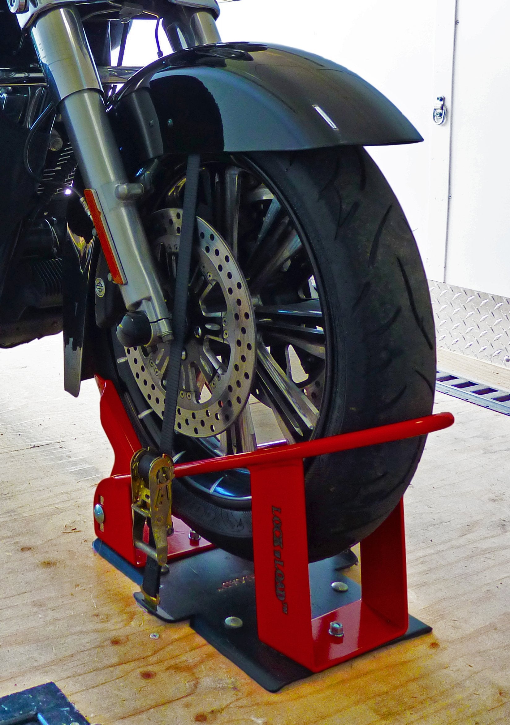 Lock N Load (Bk100-2) Front Tire Ratchet Tie-Down - Orange