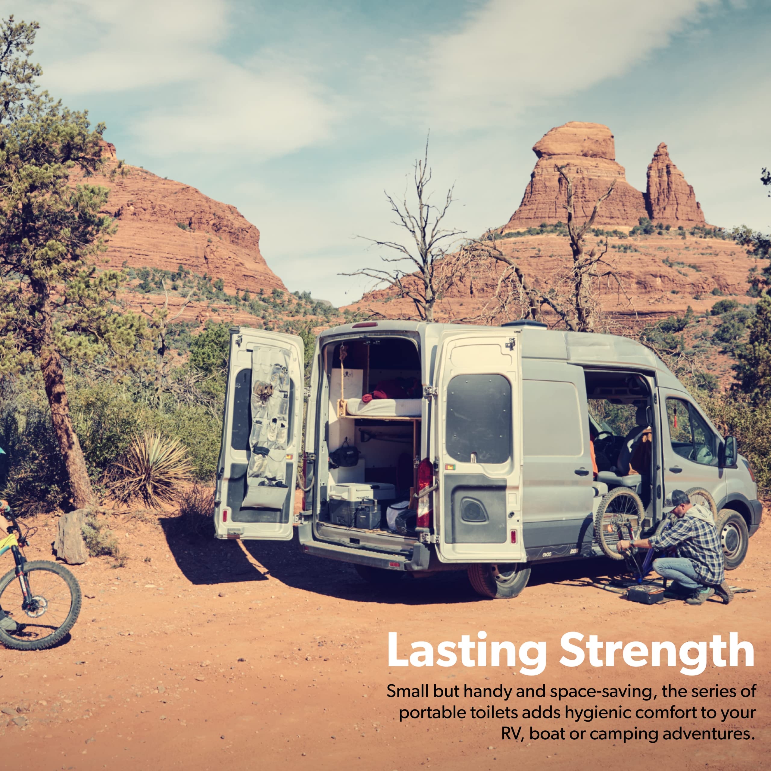 Dometic - Sealand 972 Portable Toilet 2.6 Gallon - Grey 301097206