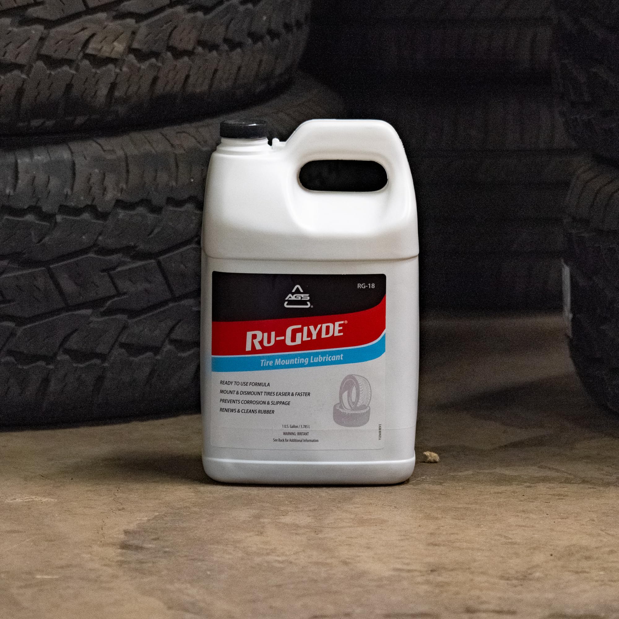 Ruglyde Tire Mounting And Rubber Lubricant, 1 Gallon Bottle, Rejuivanate Tire Rubber, Easy Tire Bead Seating, Tire Dressing, Tir