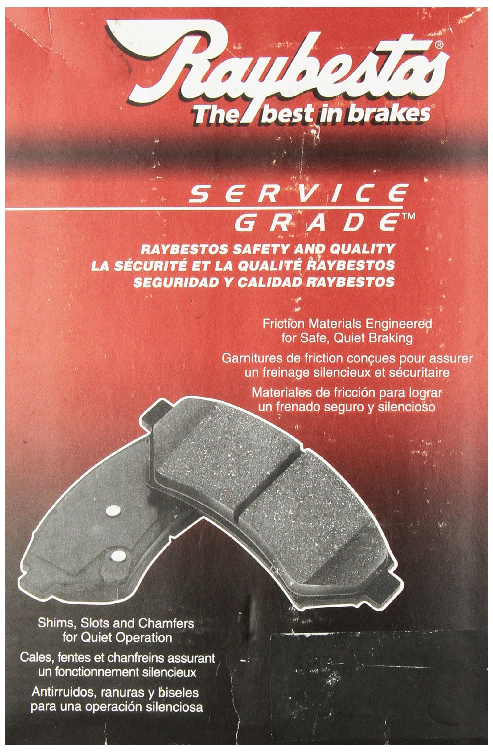 Raybestos Sgd974C Service Grade Ceramic Disc Brake Pad Set