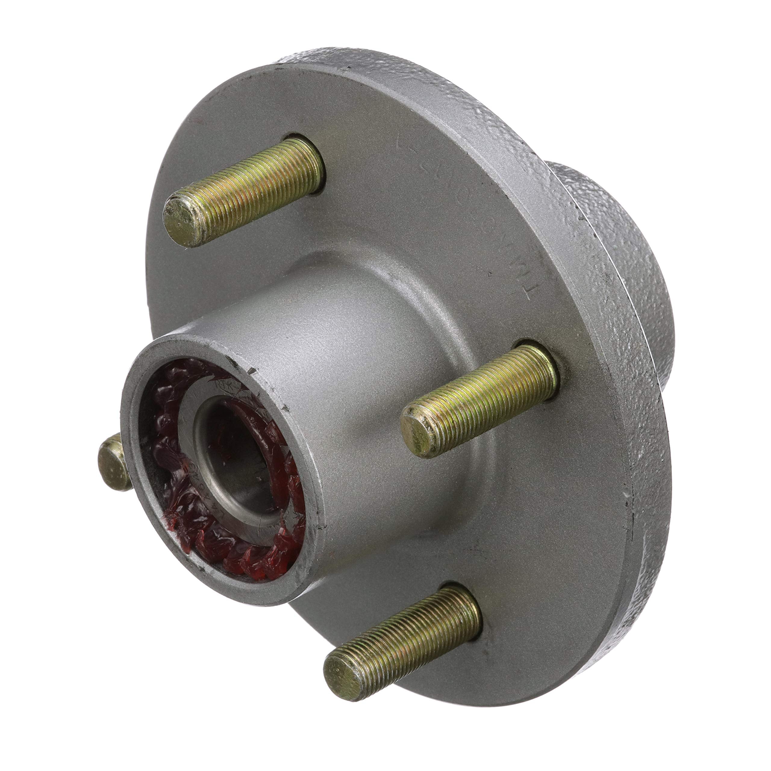 Seachoice Trailer Wheel Hub, 1 In. Axle, 4 Lug, Galvanized, Pregreased,Grey