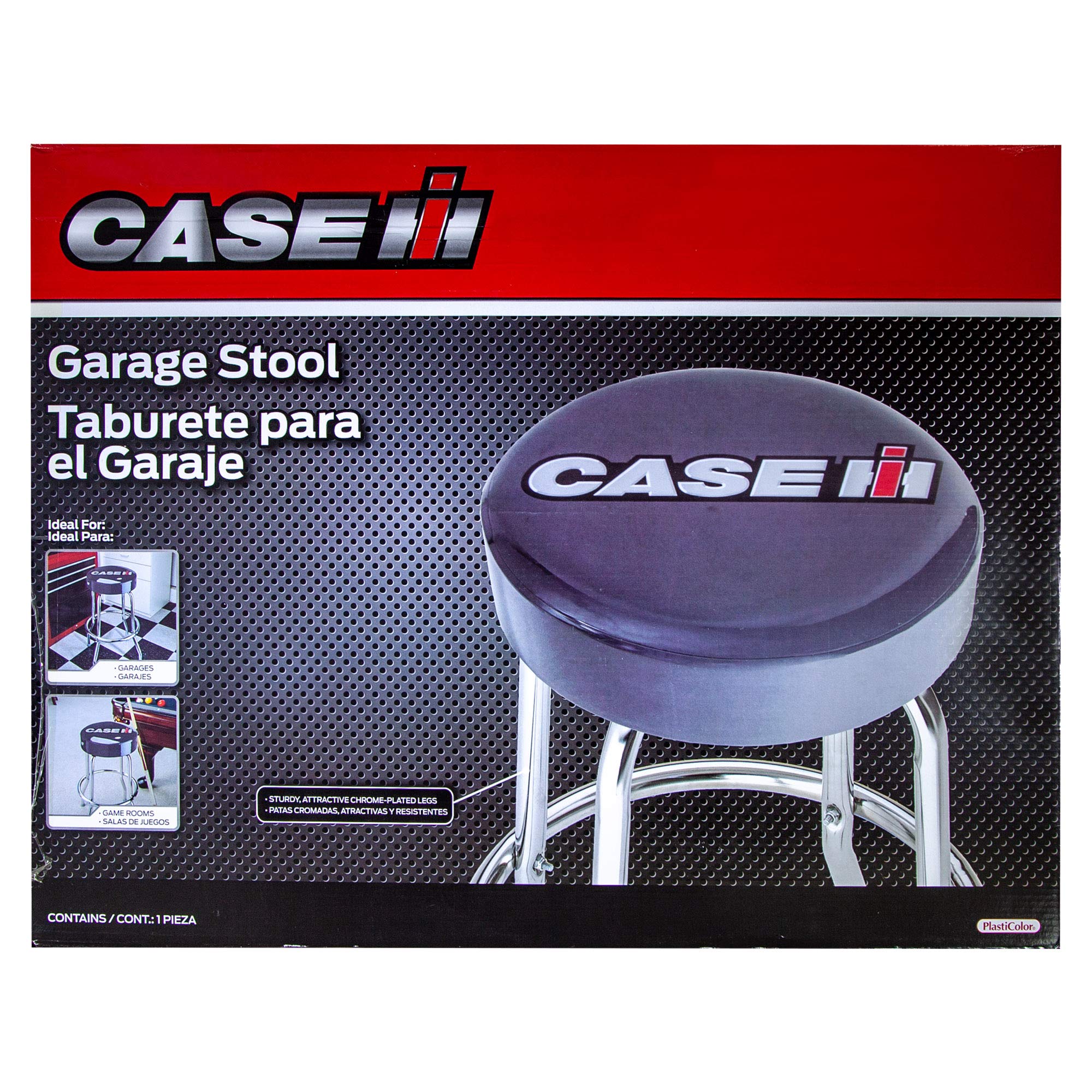 Plasticolor 004788R01 Ih Case Garage Stool, 1 Pack