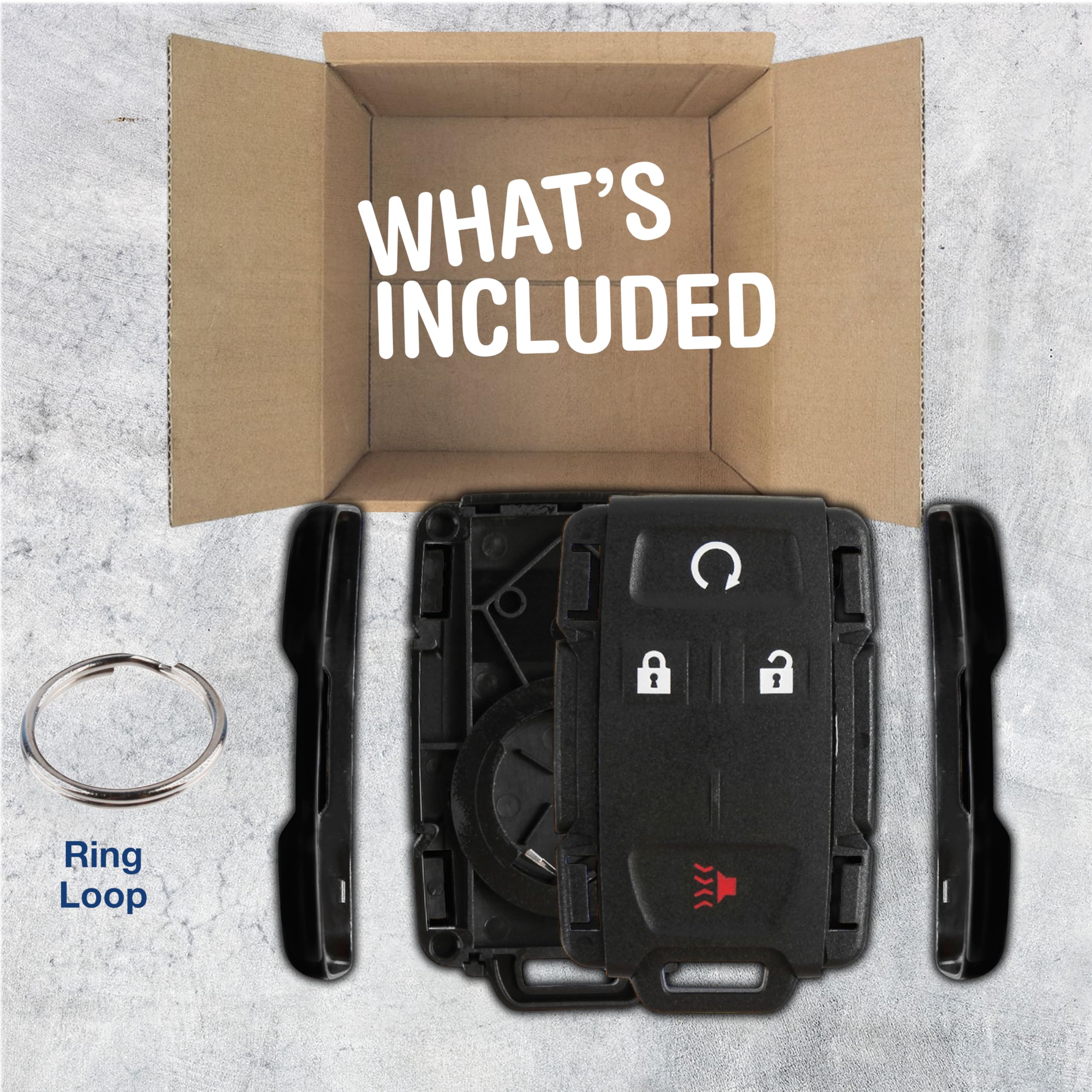 Keylessoption Keyless Entry Remote Control Car Key Fob Case Shell Button Pad Outer Cover For M3N-32337100