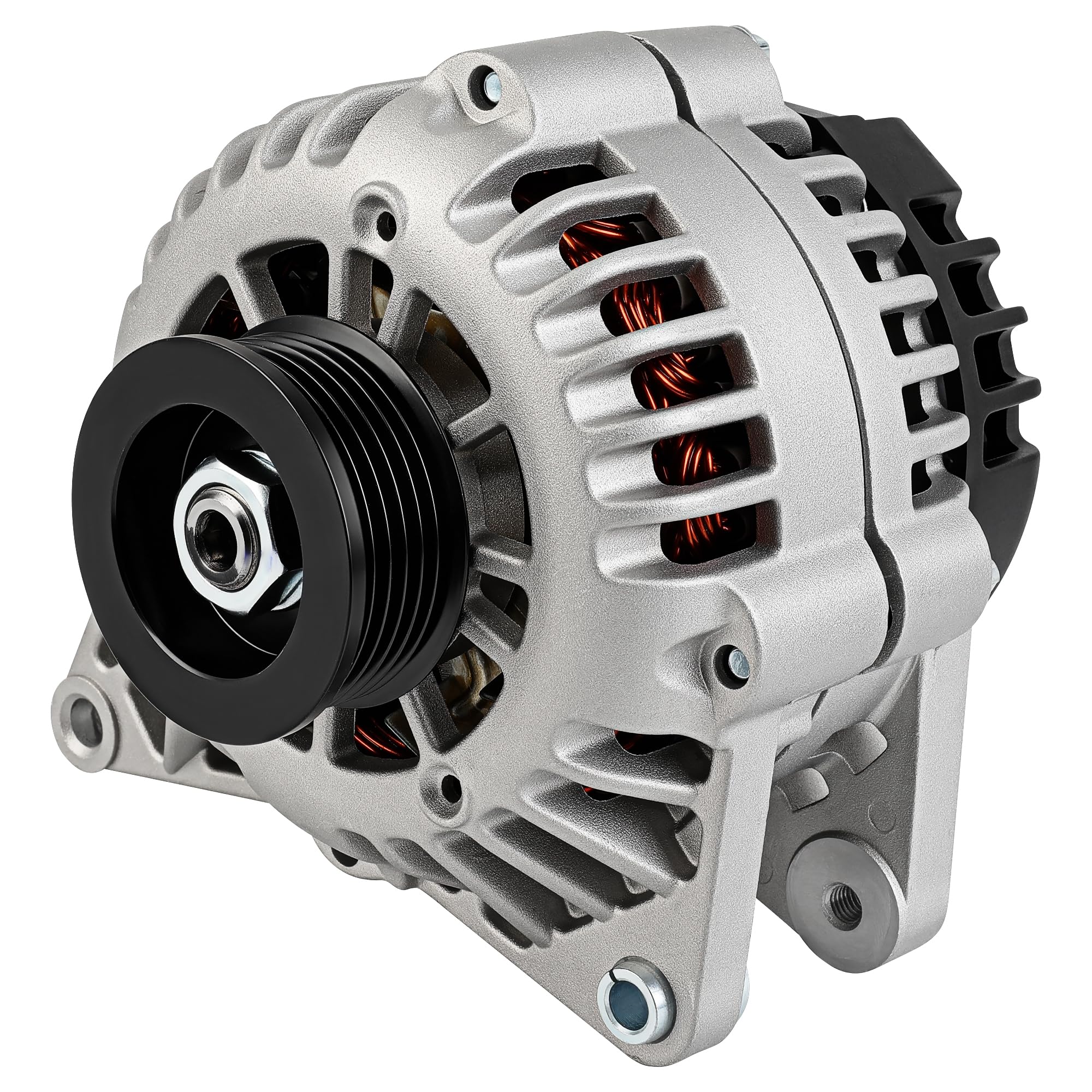 SCITOO Alternator Fits for Chevrolet for Camaro 3.8L 2000-2002,for Pontiac for Firebird 3.8L 2000-2002 12V 105Amp CW S6 Pulley C