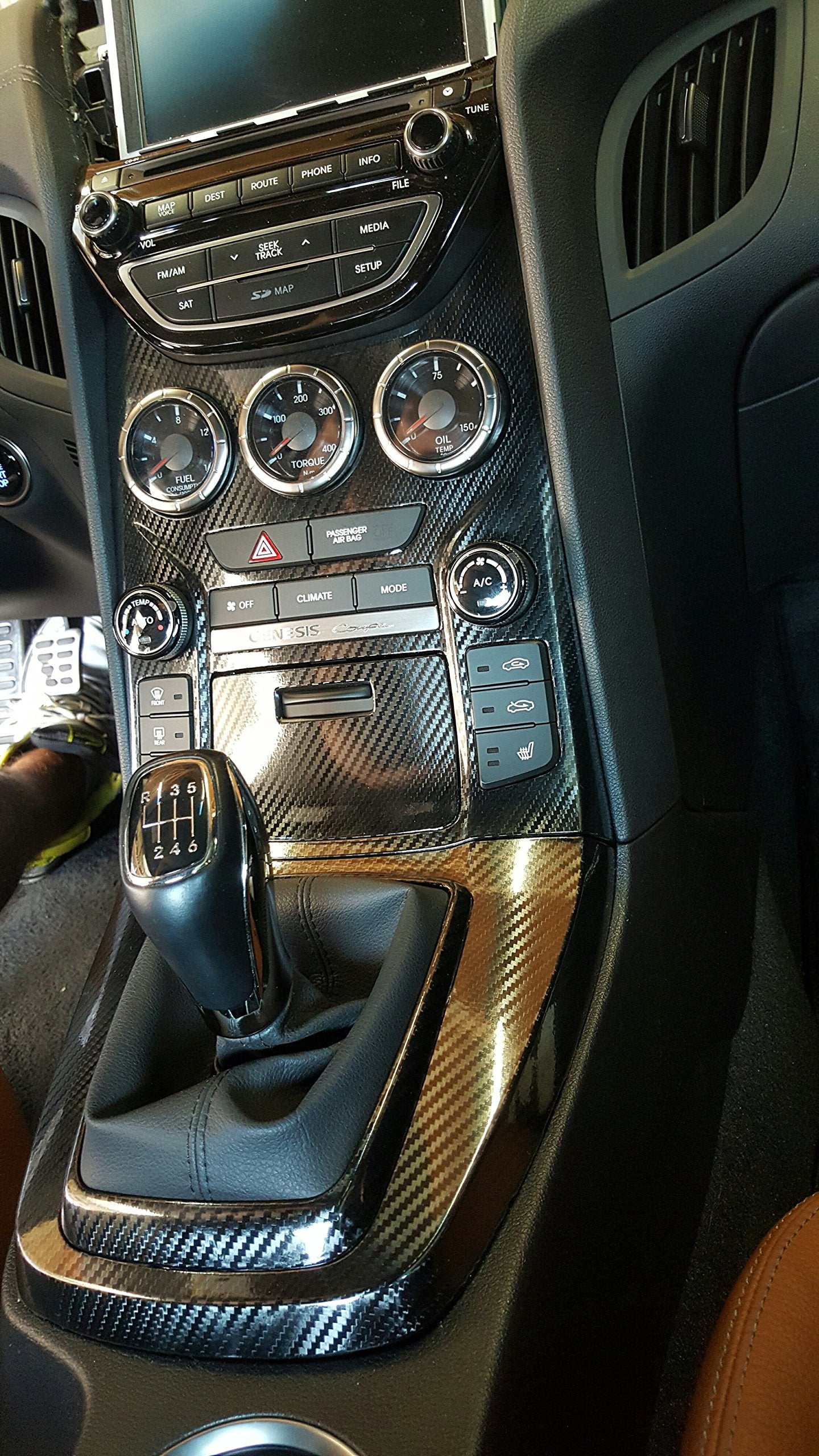 Vvivid Epoxy High Gloss Black Carbon Vinyl Automotive Wrap Film Diy Easy To Install No Mess (6Ft X 5Ft)