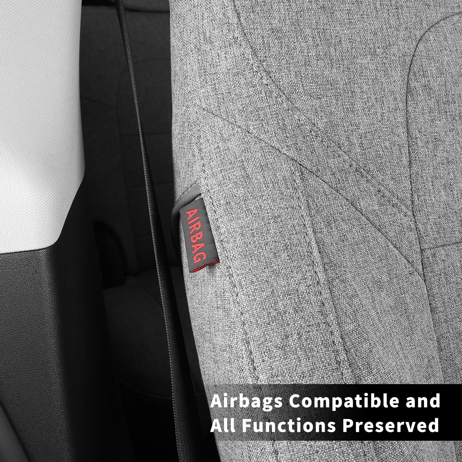 Coverdream Tacoma Hybrid Seat Covers Custom Fit For 2024 2025 Toyota Tacoma Trd Sport,Trd Off-Road,Limited,Trailhunter,Full Cove