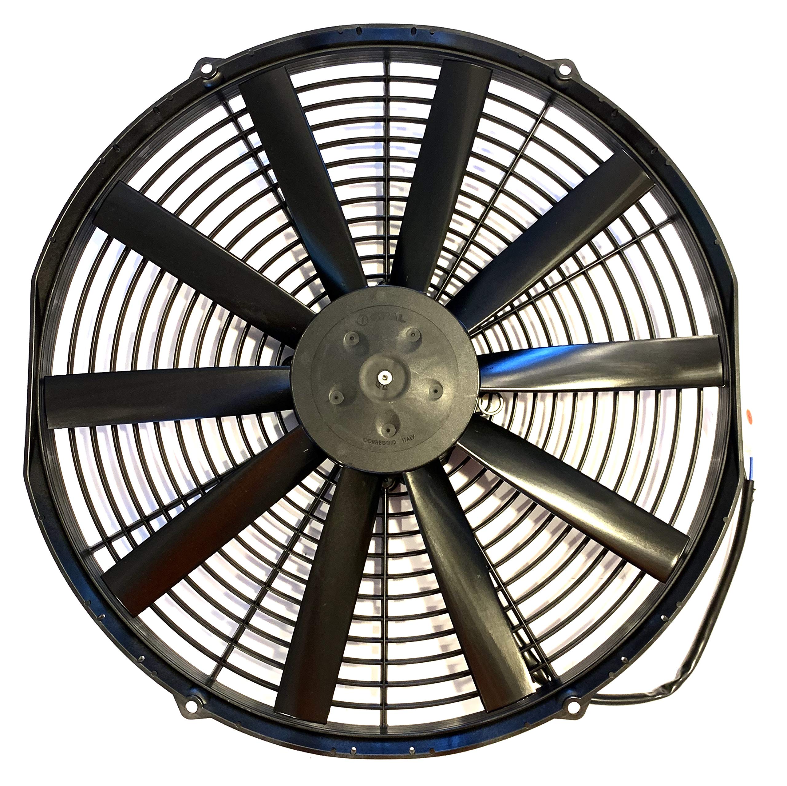 SPAL 30100400 16 Puller Fan 12 Volt Low Profile Straight Blade 1074 cfm VA18-AP10/C-41A