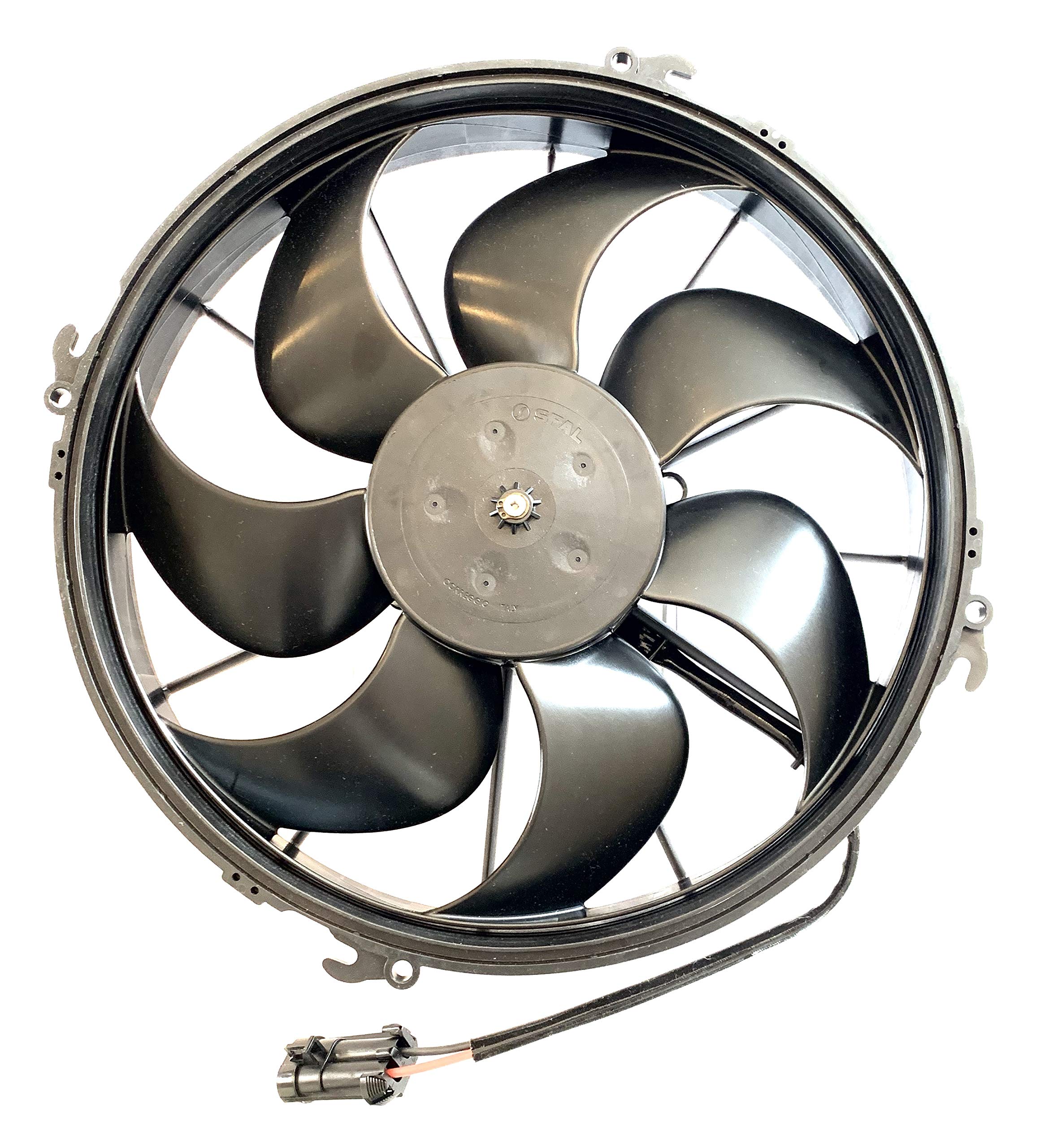 SPAL 30103202 12 Puller Fan 12 Volt High Output Curved Blade 1870 cfm VA01-AP90/VLL-66A