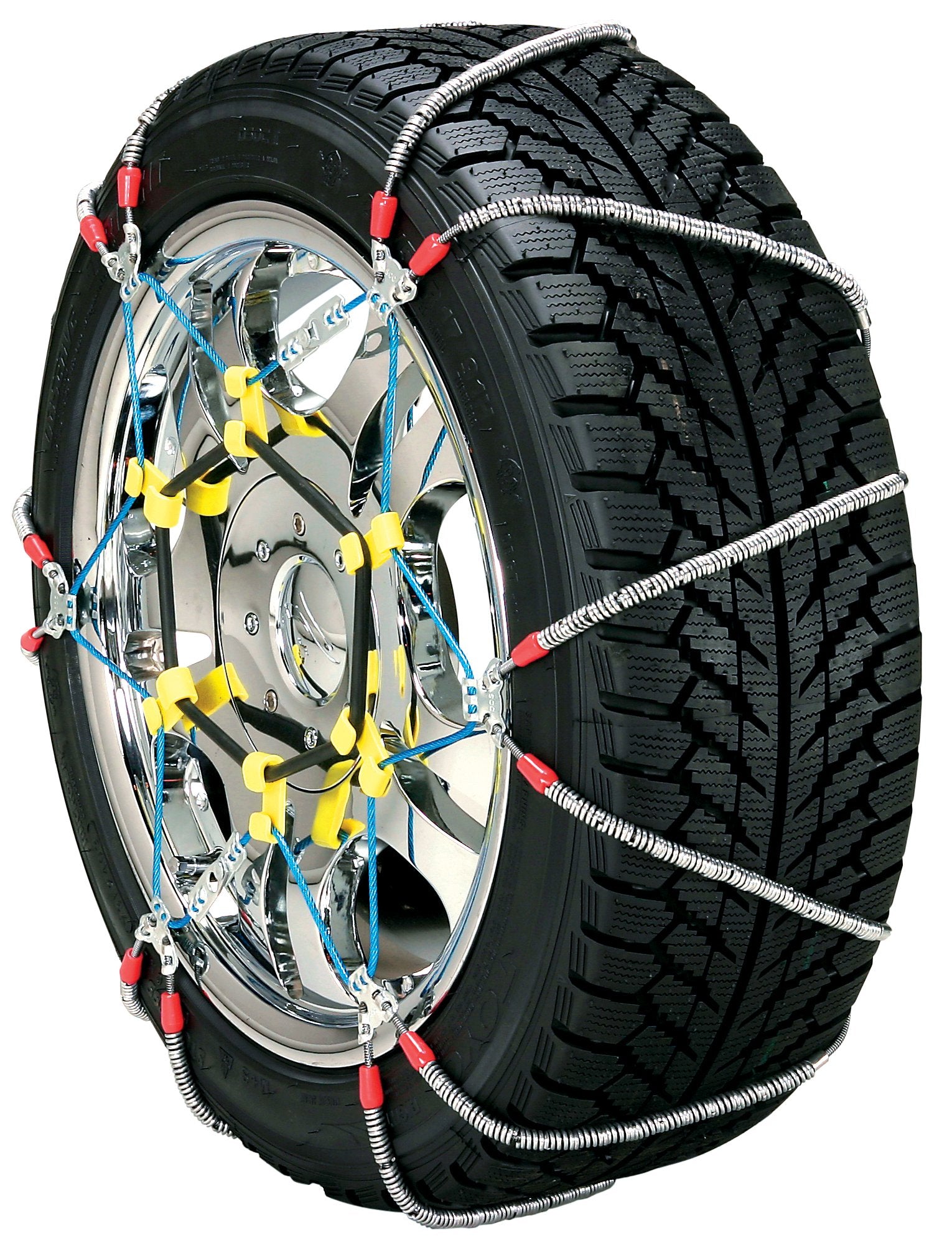 SCC SZ134 Super Z6 Cable Tire Chain for Passenger Cars, Pickups, and SUVs - Set of 2