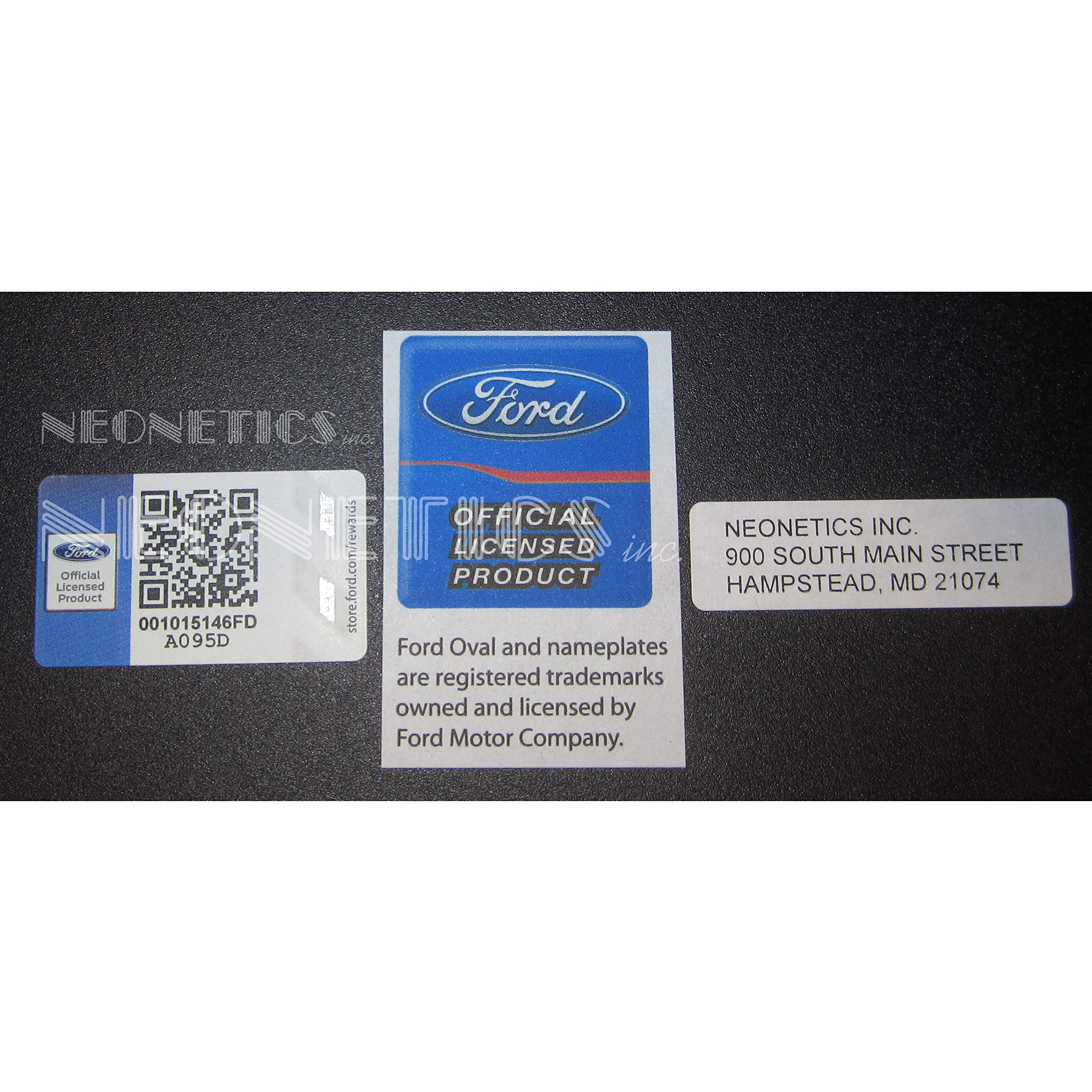 Ford Olp Shelby Cobra Mustang Blue Neon Clock 15 Inch Diameter With Chrome Finish Rim - 8Shlby