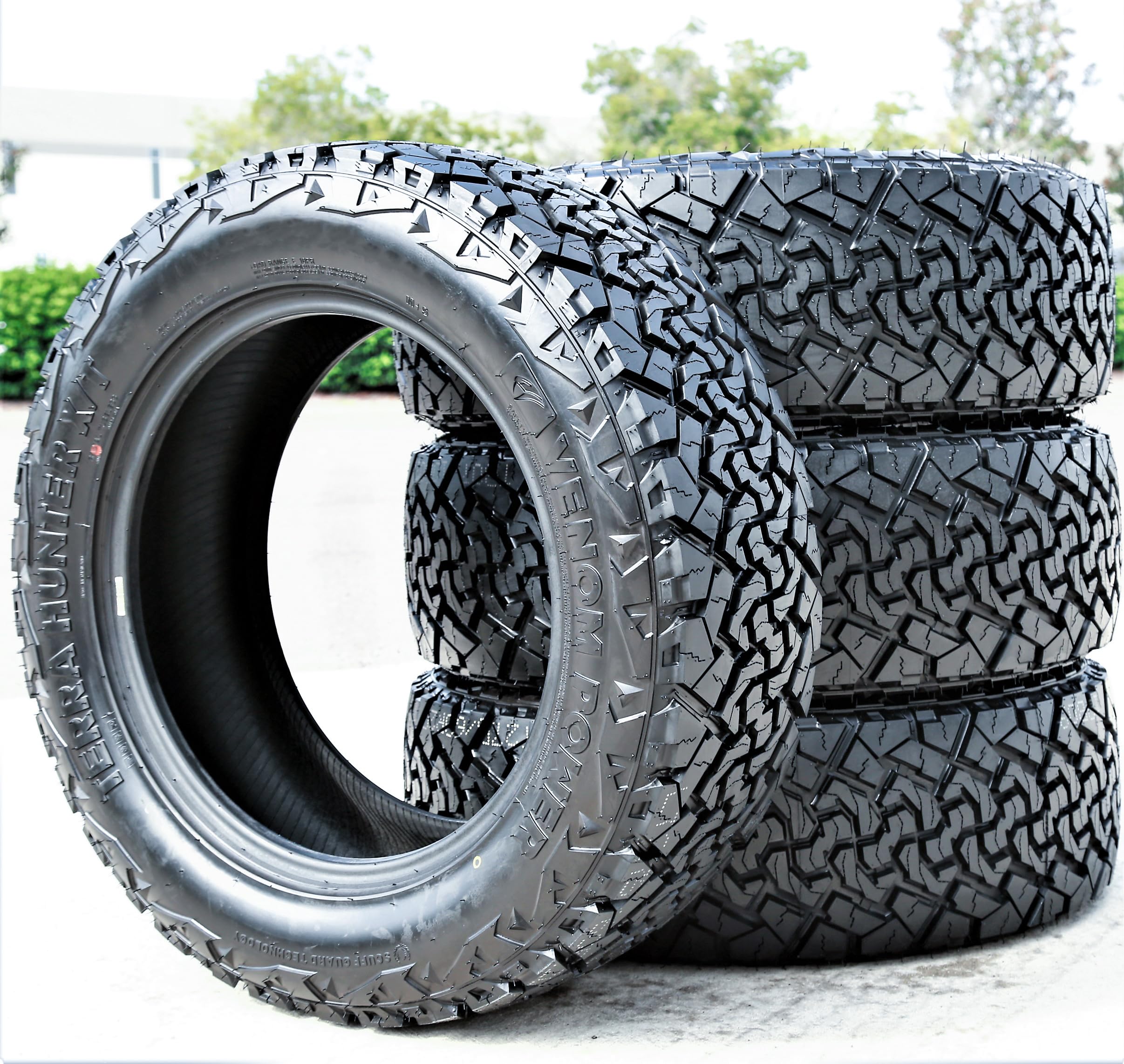 Venom Power Terra Hunter X/T Xt All-Terrain Mud Light Truck Radial Tire-Lt275/70R18 275/70/18 275/70-18 125/122R Load Range E Lr