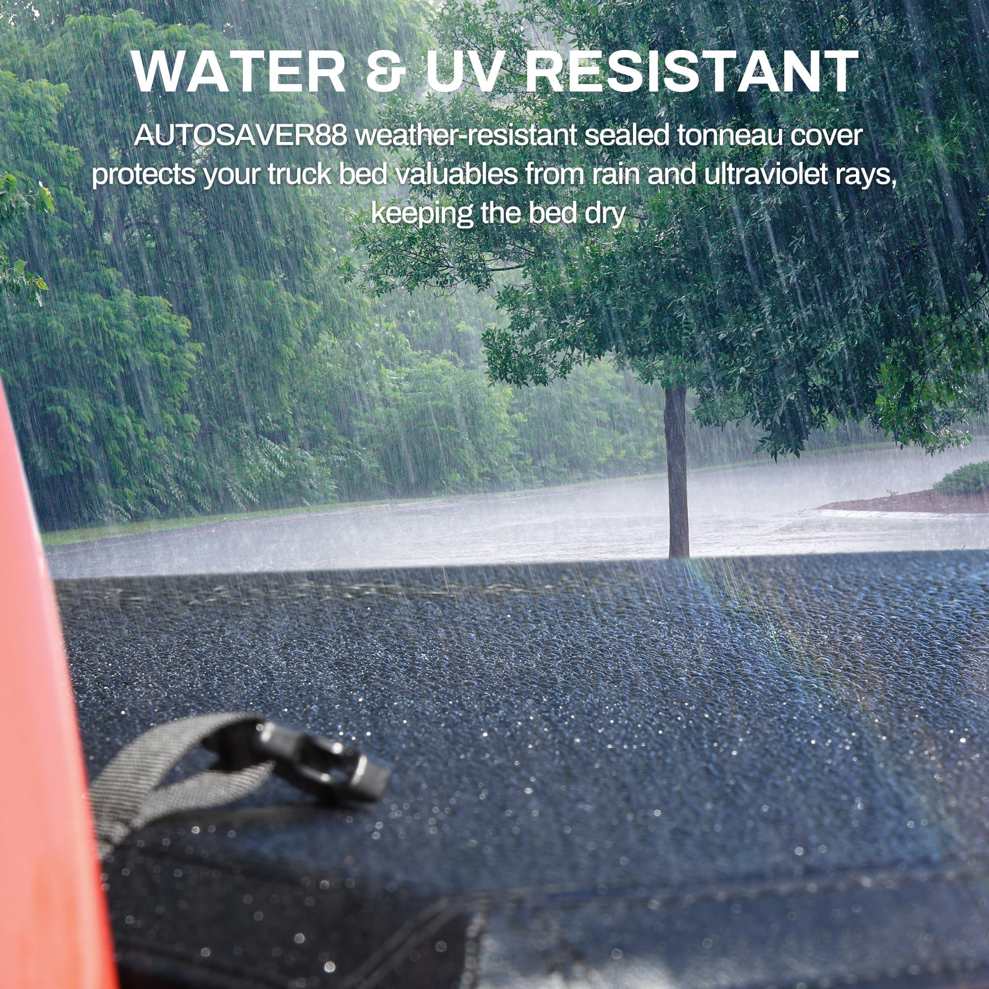 Autosaver88 Soft Roll Up Truck Bed Tonneau Cover Compatible With Dodge Ram 1500 (Classic Only) 2002-2024, Fit For Dodge Ram 2500