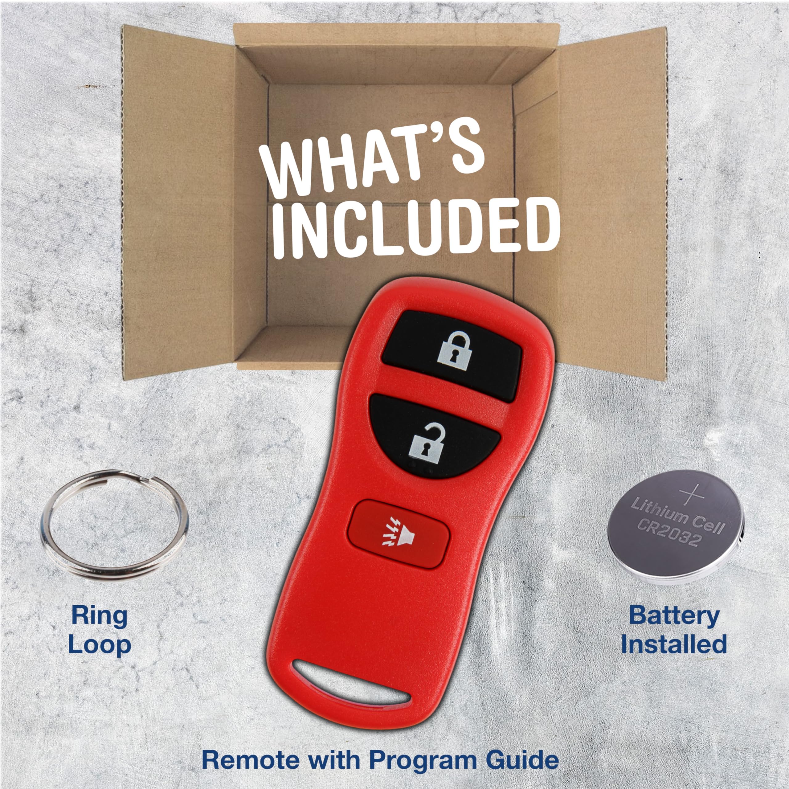 Keylessoption Key Fob For 2002 2003 2004 2005 2006 2007 2008 2009 2010 2011 2012 2013 2014 2015 2016 2017 Nissan Titan Rogue Inf