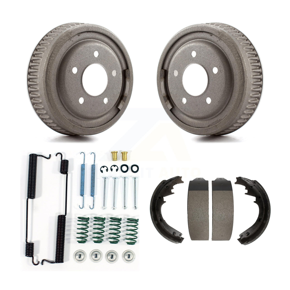 Transit Auto Rear Brake Drum Shoes And Spring Kit Replacement For Chevrolet C1500 Suburban With 10'' Diameter K8N-100640