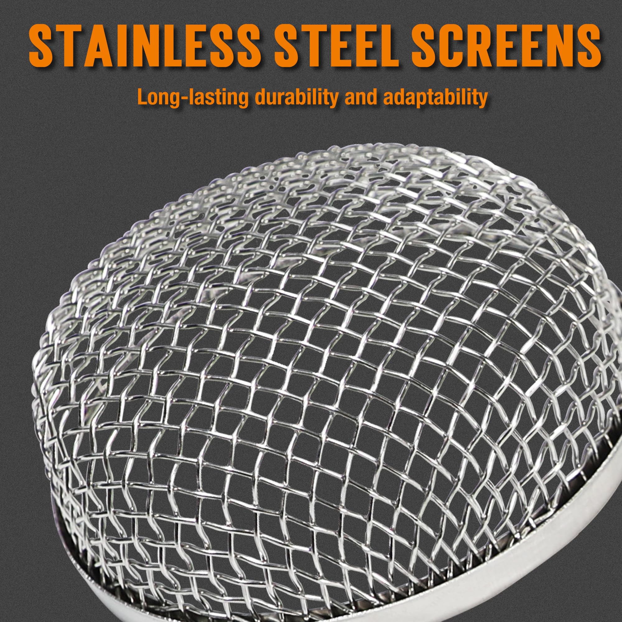 Tonda Rv Furnace Vent Screen, Bug Screens Heater Vent Cover For Camper With Installation Tool And Silicone Rubber, 2.8 X 1.3 Inc