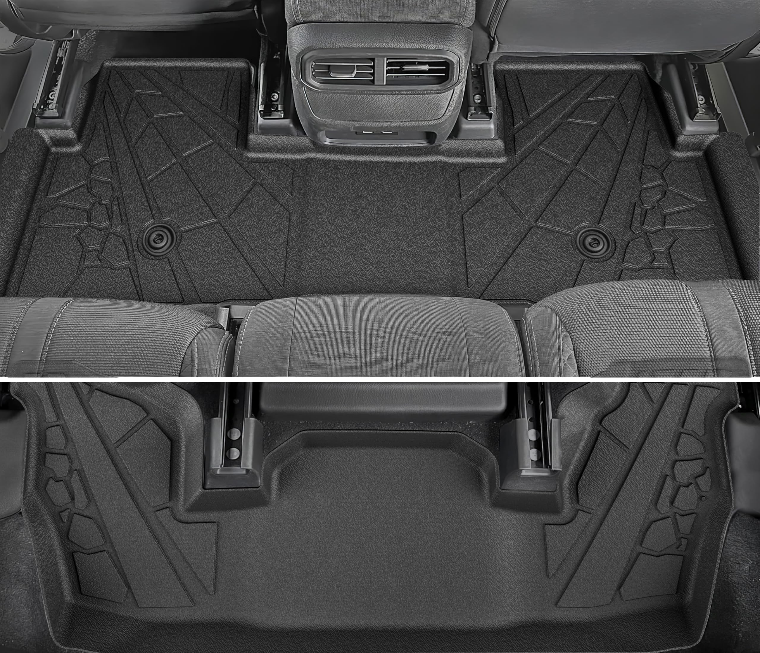 Karpal Floor Mats Fit For 2023 2024 2025 Honda Pilot, Tpe Rubber All Weather Protection Heavy Duty Floor Liners Accessories Anti