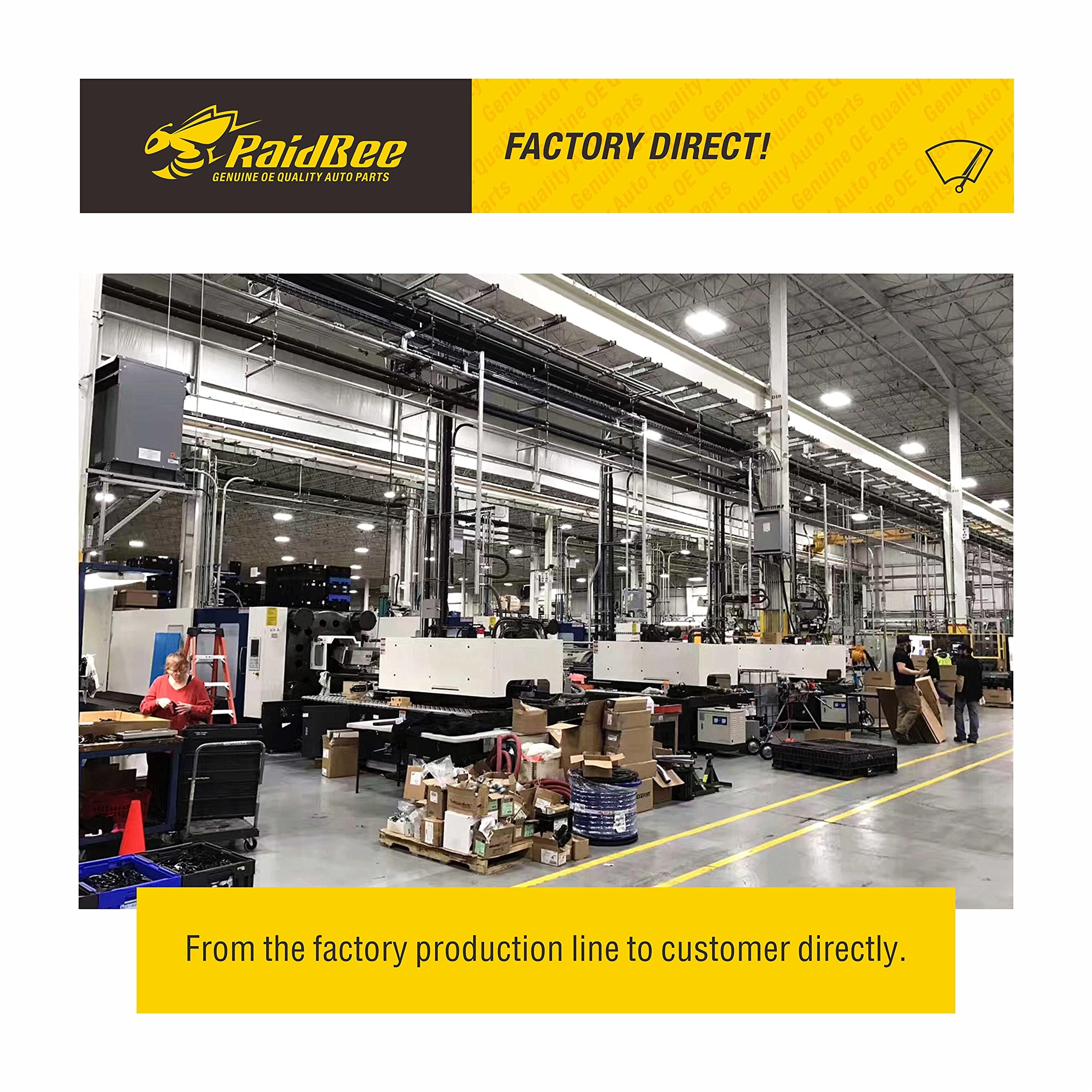 Raidbee Wiper Blades 24 Inch + 24 Inch Pack Of 2 All-Seasons Automotive Replacement Windshield Wiper Blades For My Car, Compatib