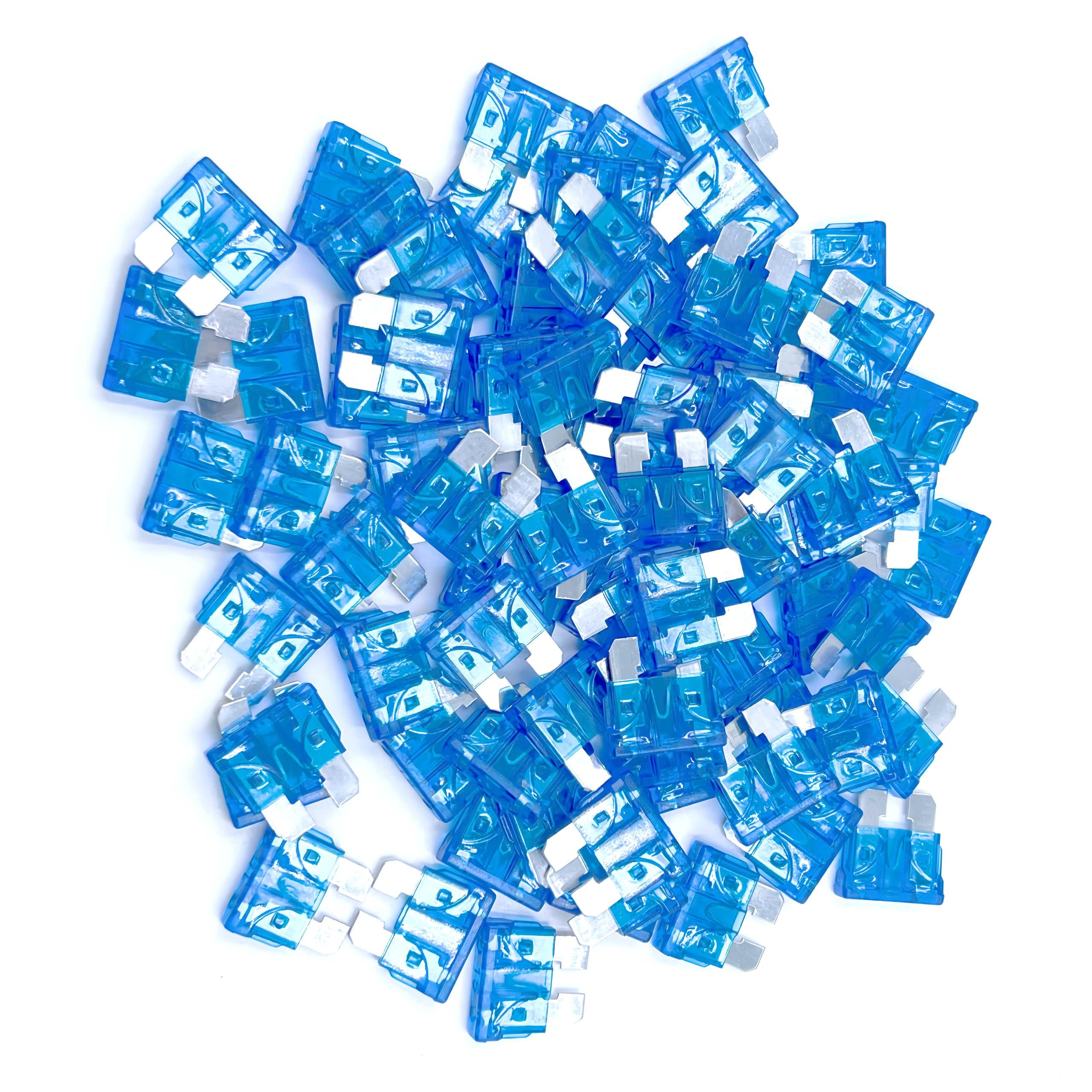 Xjlsgxusg 80Pcs 15Amp Standard Car Fuses, Blade Fuse Assortment Kit For Car, Marine, Truck, Rv Fuse Replacement