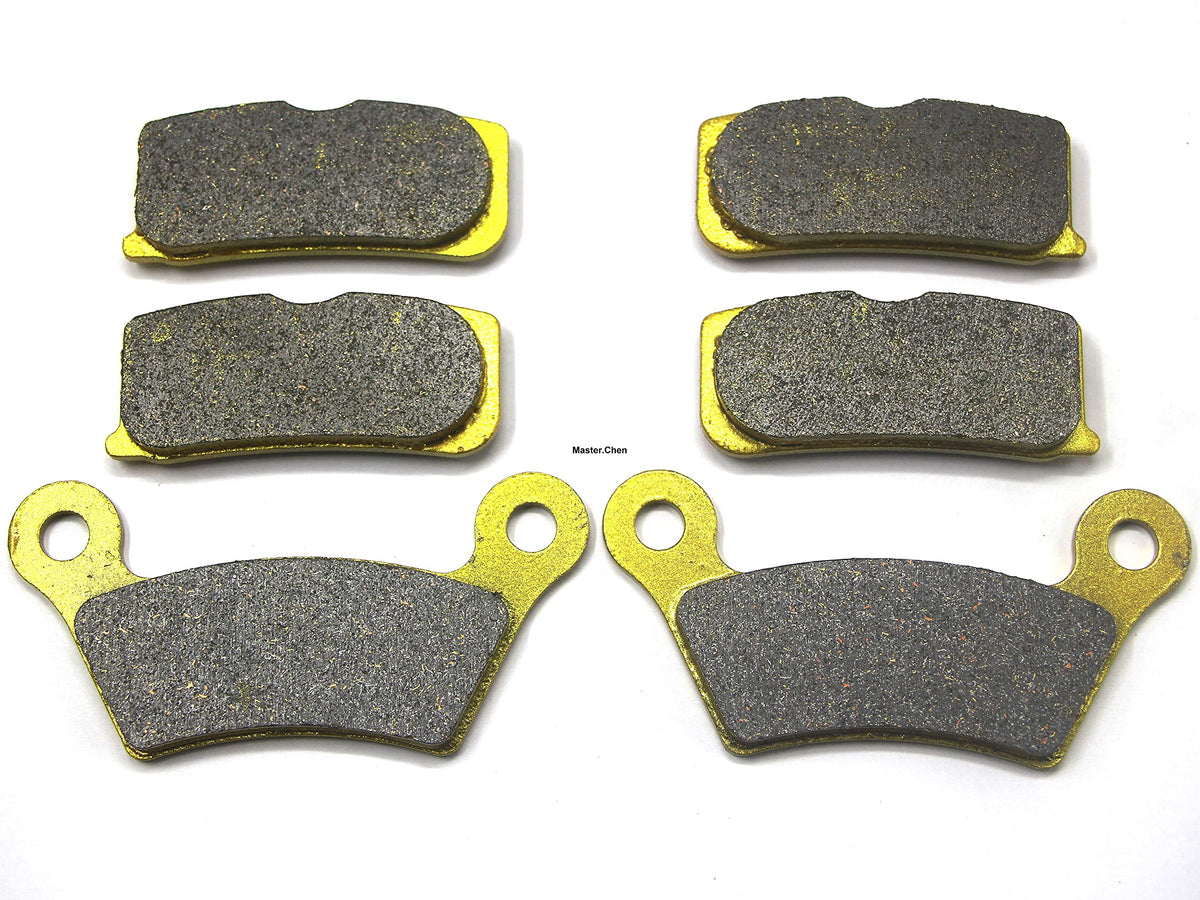 Master Chen Front Rear Brake Pads Brakes for Can Am Spyder RT RT-S RS RS-S GS Roadster SE5 SM5 990CC RS Phantom Black 2008 2009 