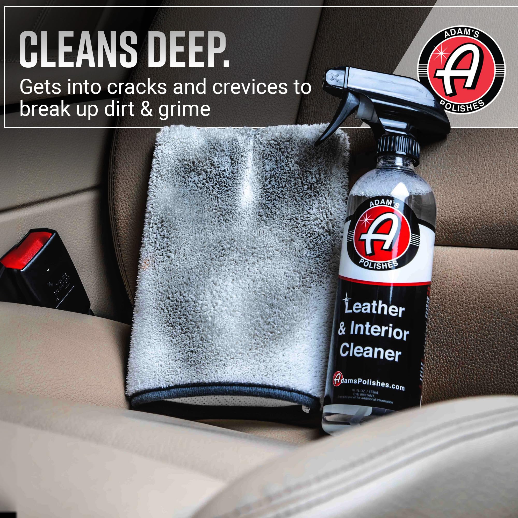 Adam'S Polishes Leather & Interior Cleaner, 16Oz