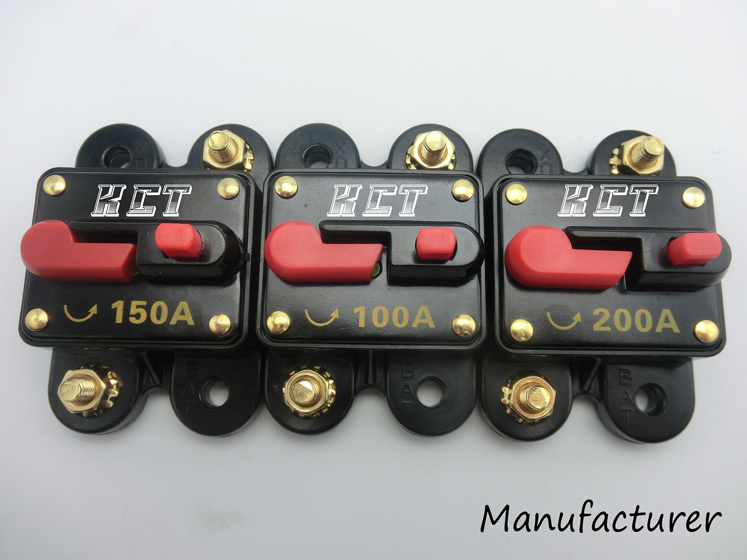 Car Audio Circuit Breaker Reset Fuse 200A For System Protection 12V/24V