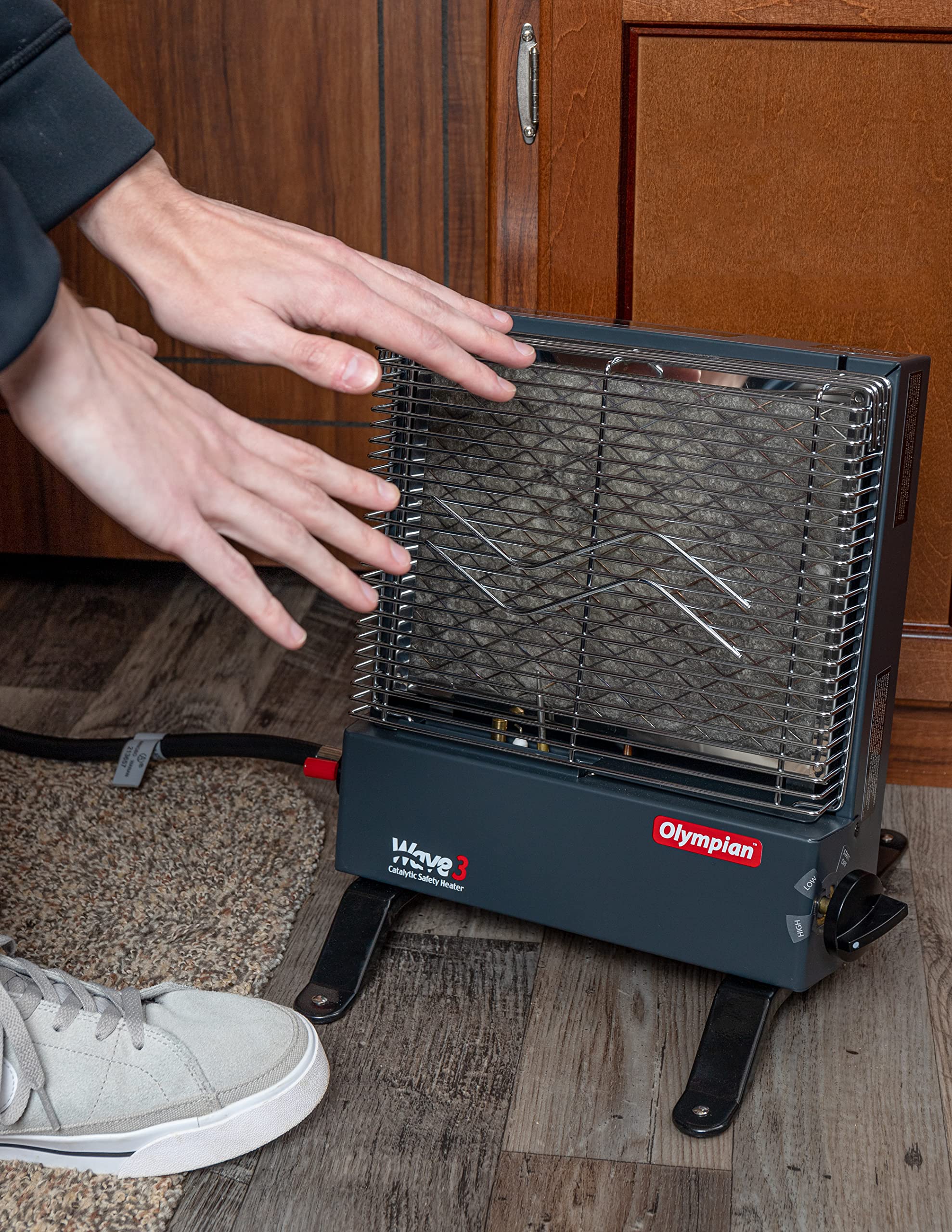 Camco Olympian Wave Heater Leg Stands - Converts Your Olympian Wave Heater Into A Portable Style Heater , Fits All Olympian Wave