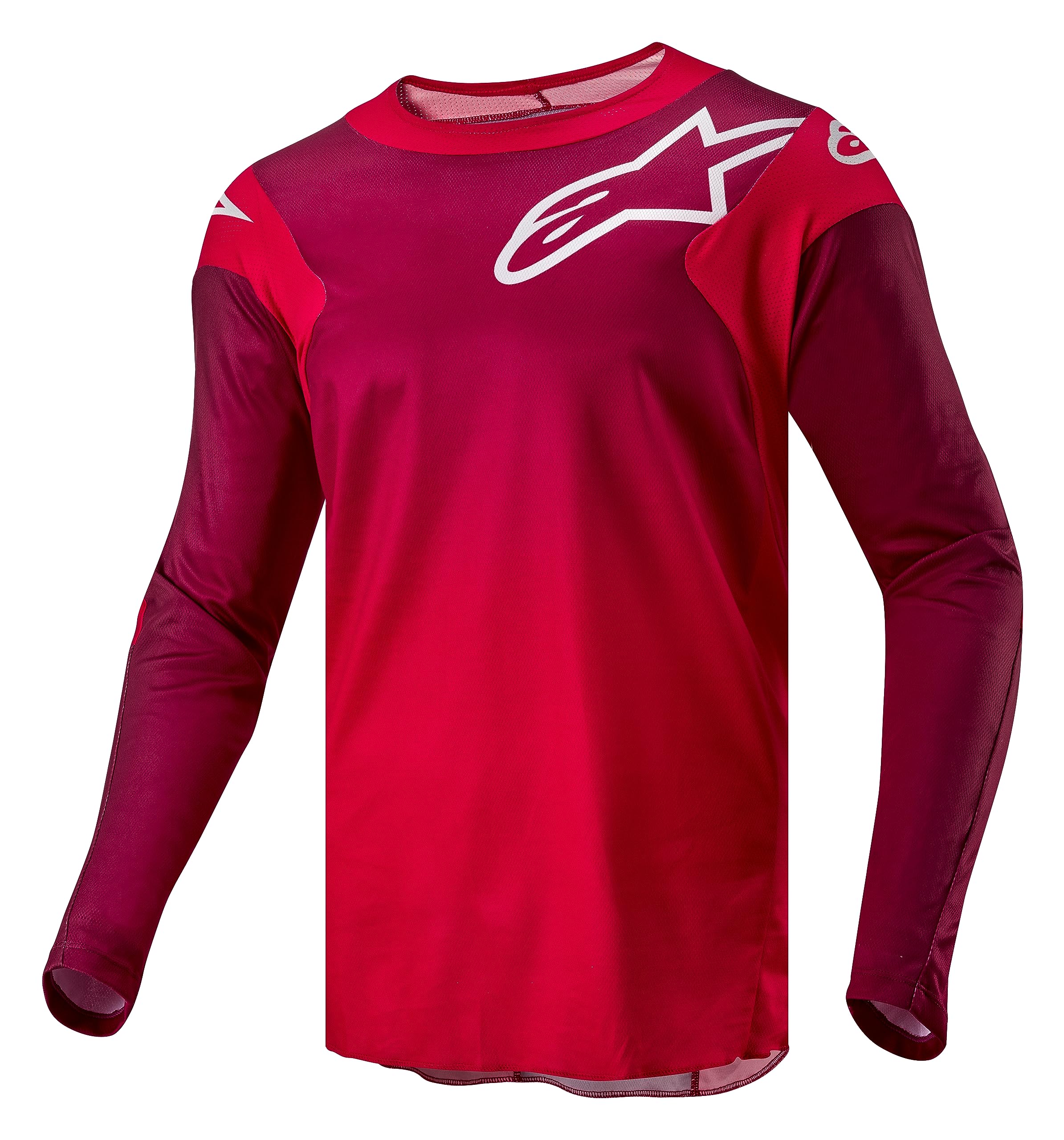 Alpinestars 3761324-368-M: Racer Hoen Jersey Mars Red/Burgundy Md