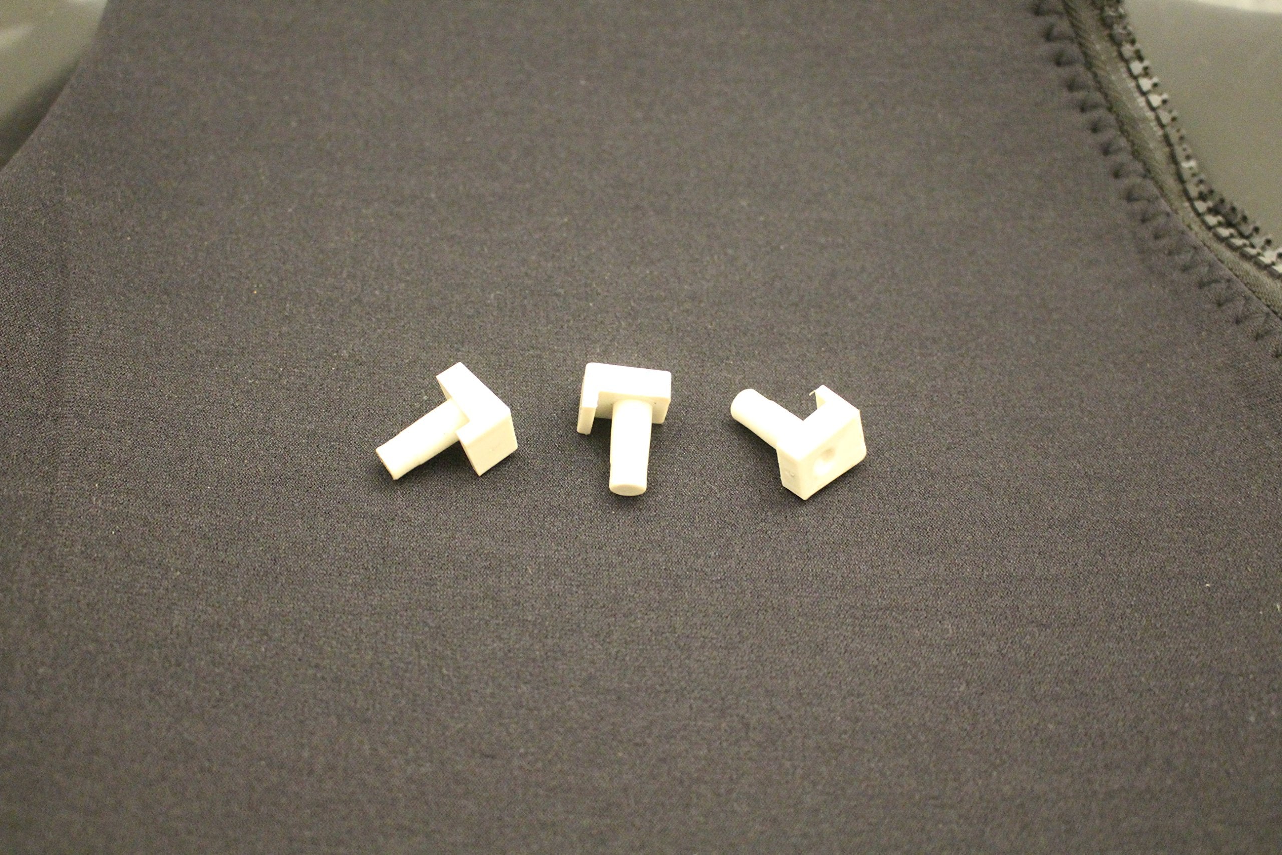 JSP Manufacturing 3 Pack Aftermarket Golf Cart Secondary Driven Clutch Ramp Shoe for Yamaha G1, G2, G8, G9 OEM # 801-17688-00/801-17688-10 / J17-17688-00