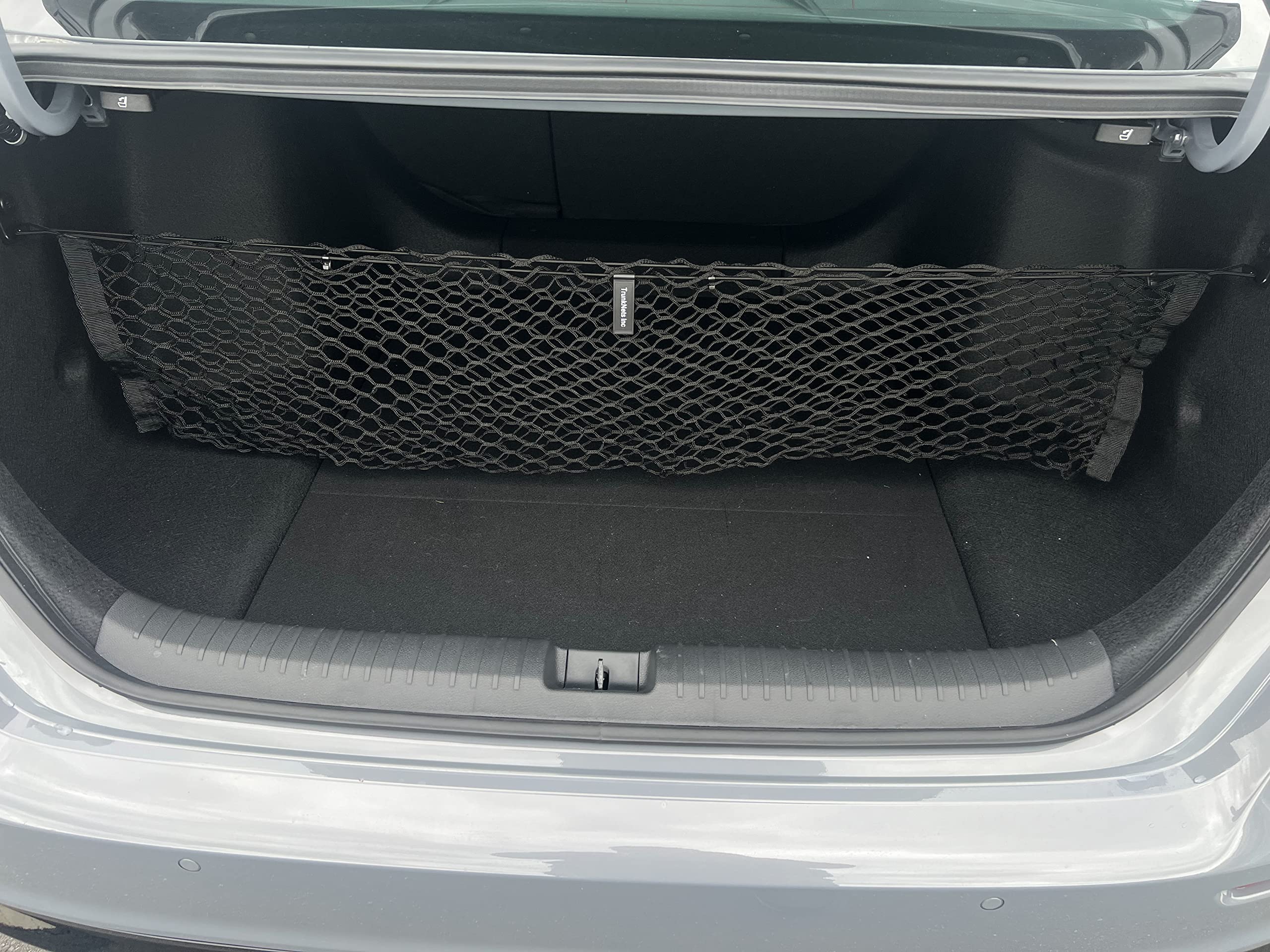 TN TrunkNets Inc Envelope Style Trunk Mesh Cargo Net for Honda Accord 2023-2025, Black, Premium Polyester Organizer