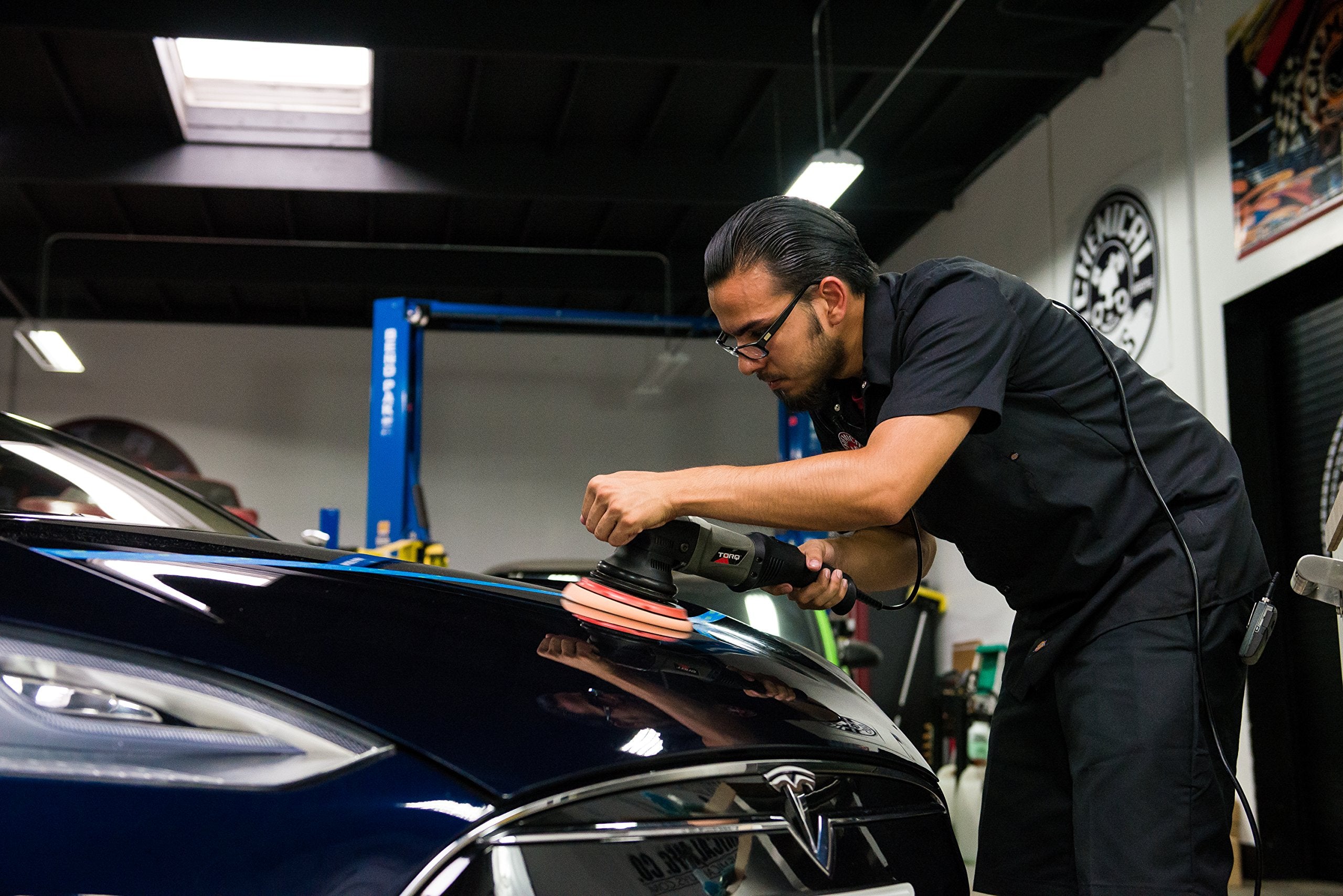 Chemical Guys BUF502X - TORQ22D Random Orbital Polisher, Pads, Polishes & Compounds Kit (Safe for Cars, Trucks, SUVs, & More) - 8 Items