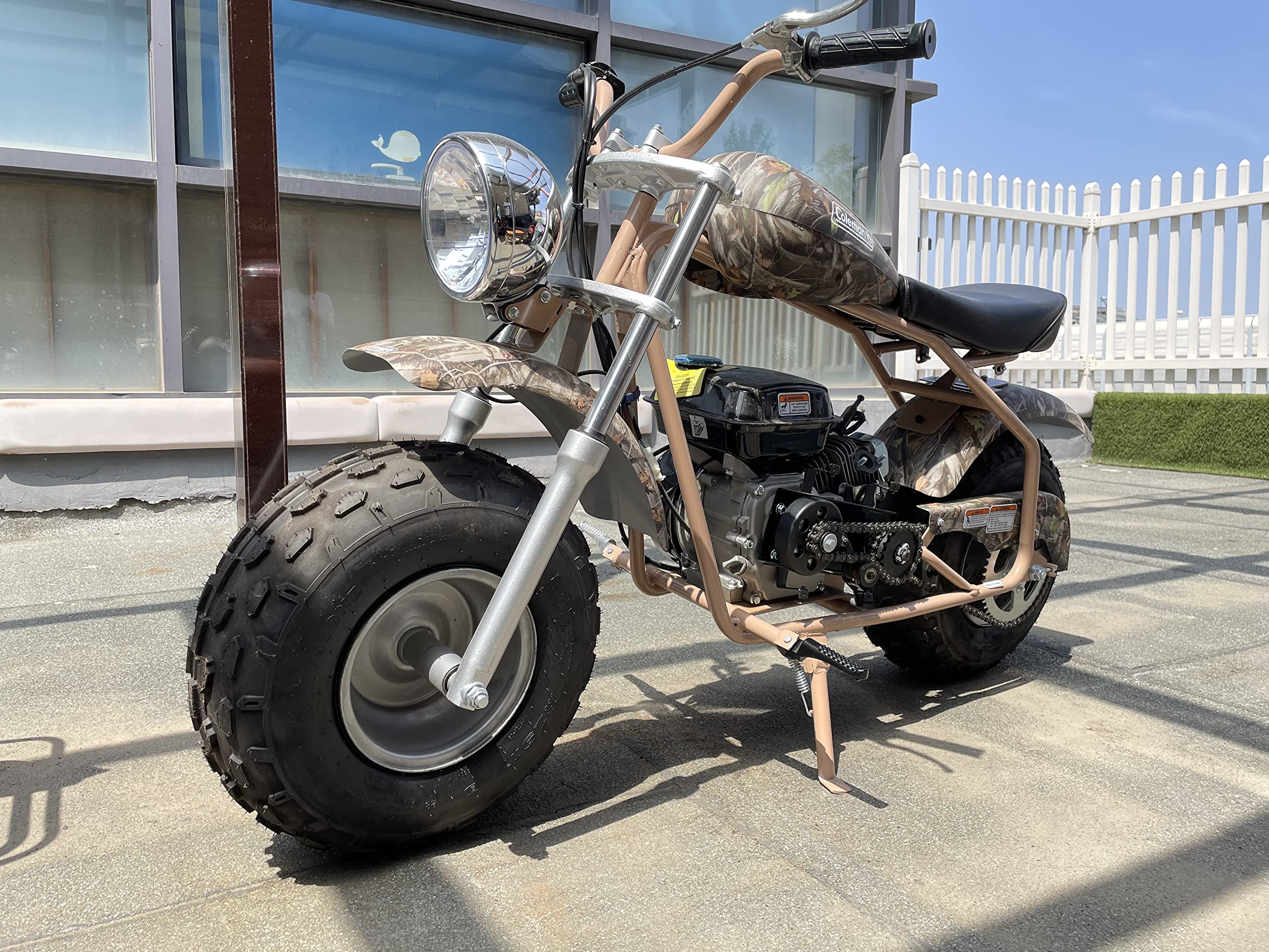 SJVLXHI Foot Pegs Footrest Bracket Set Assembly for Coleman BT200X CT200U Trail 200 CT200U-EX CT100u Trail 100 196cc 6.5hp Power