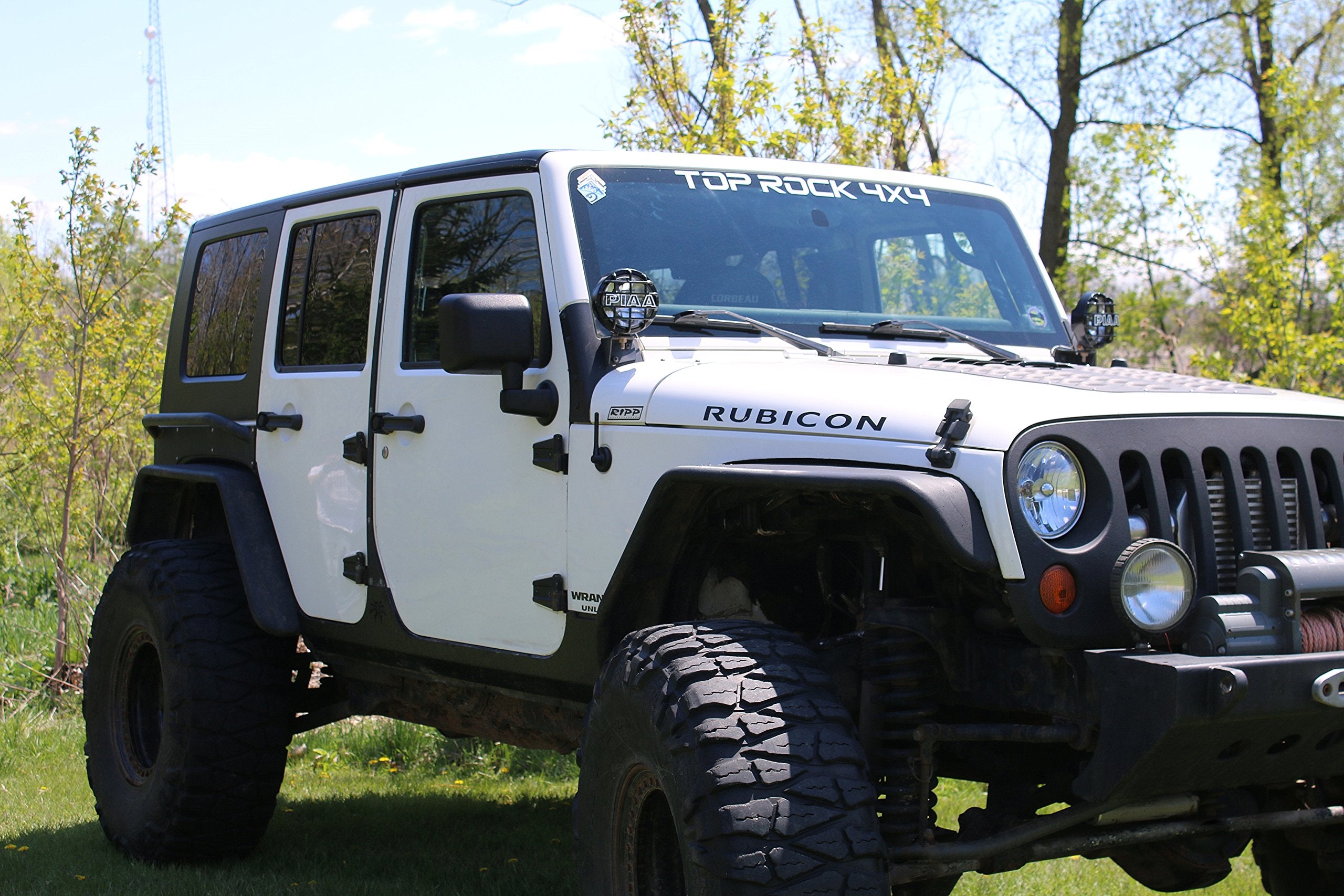 AntennaMastsRus - Made in USA - 4 Inch Black Aluminum Antenna is Compatible with GMC Sierra 1500 (2006-2025)