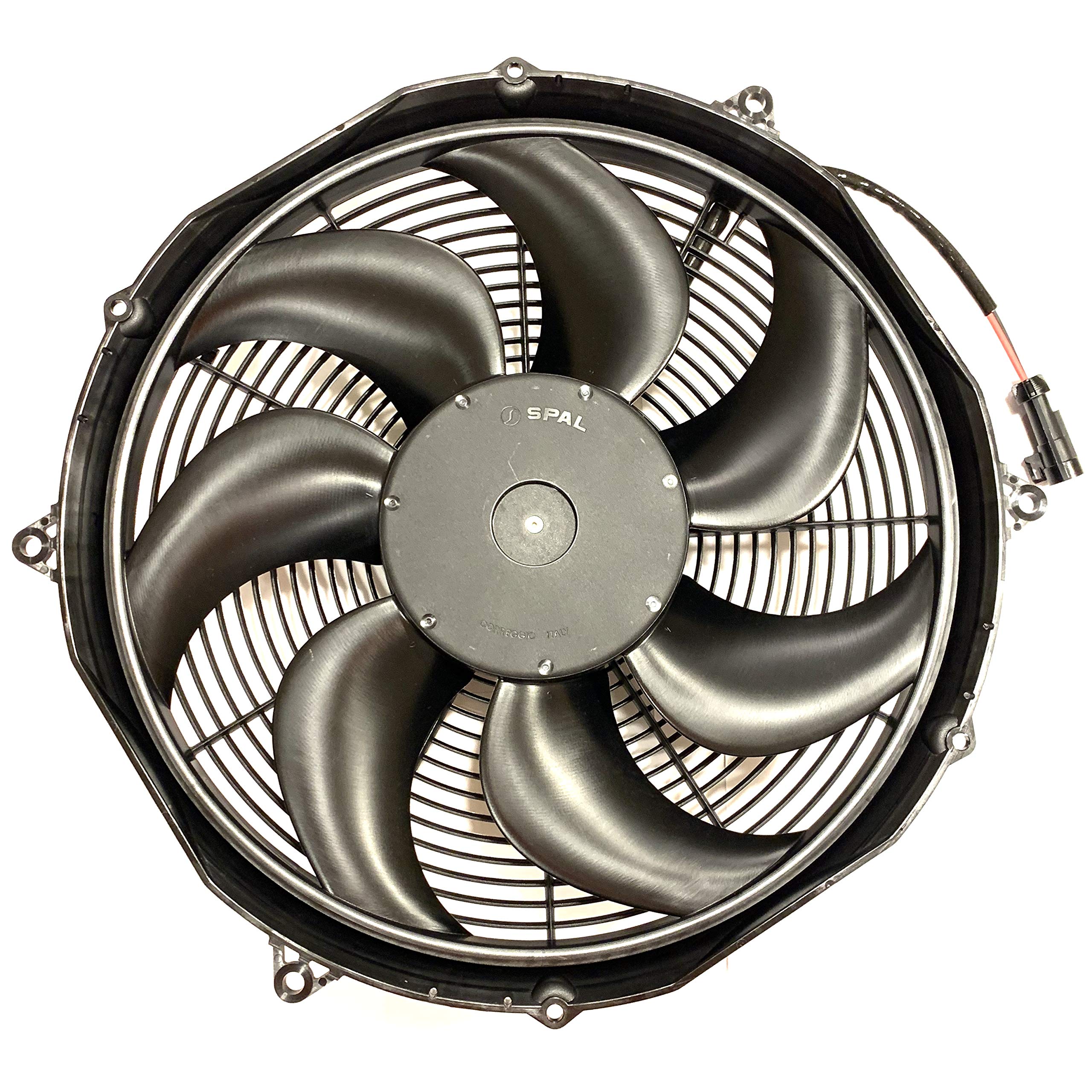 SPAL 30102803 16 Puller Fan 12 Volt High Output Curved Blade 1953 cfm VA33-AP91/LL-65A