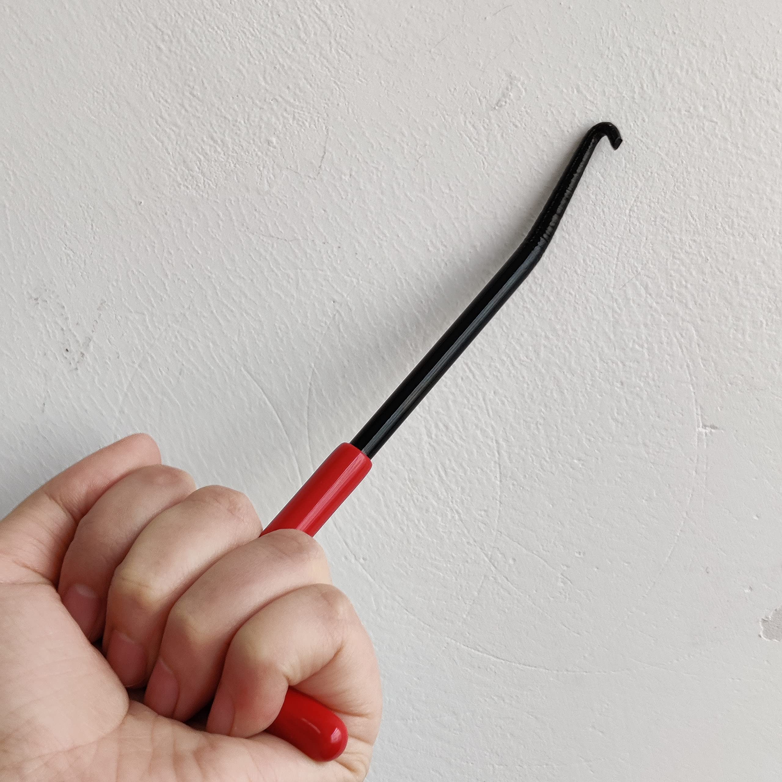 Motorcycle Exhaust Spring Hook, T Shaped Handle Exhaust Pipe Spring Puller Installer Hooks Tool With Rubber Coating For Motorcycle Vehicle Springs Removal, Installation, Adjustment (1Pcs)